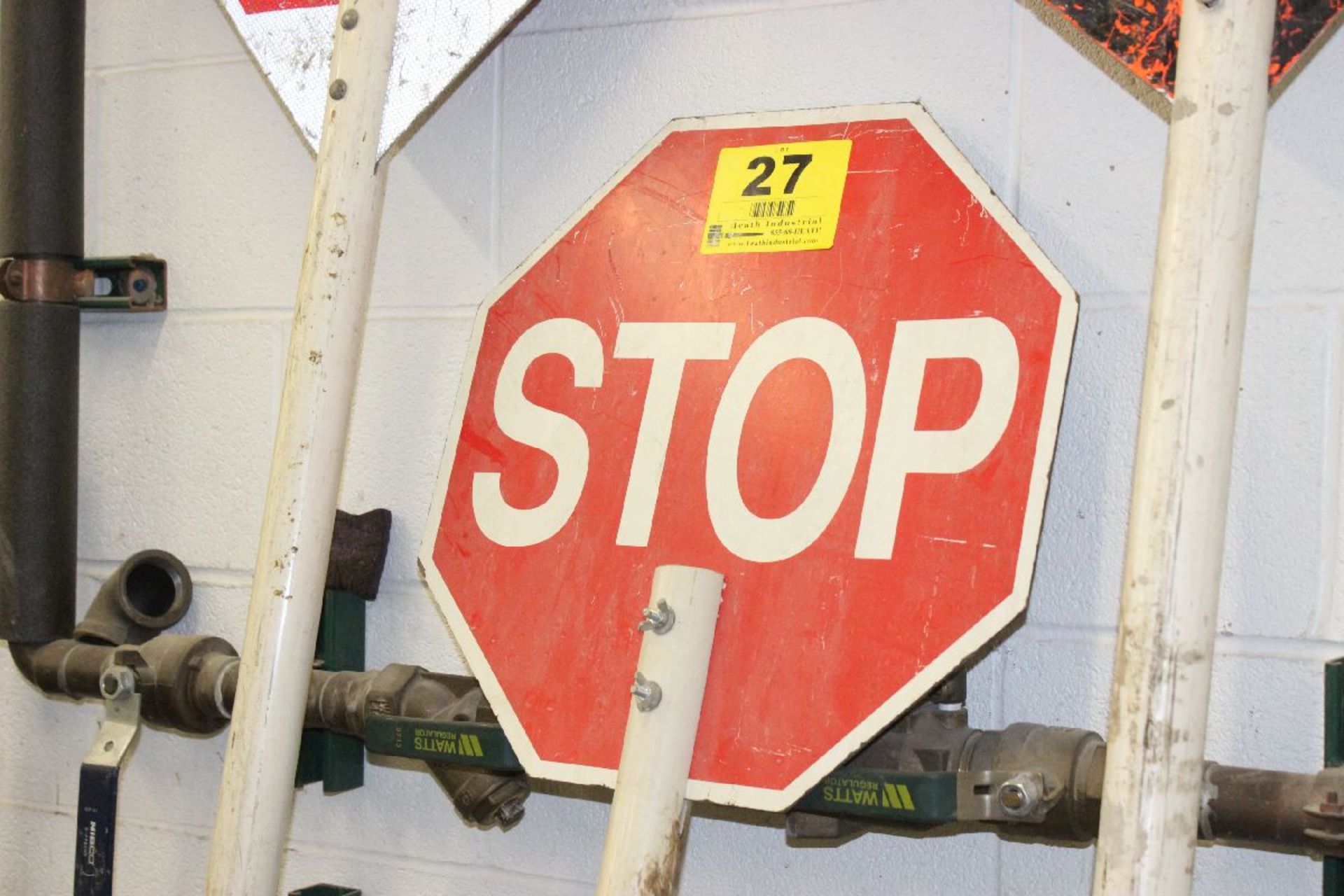 STOP/SLOW SIGN