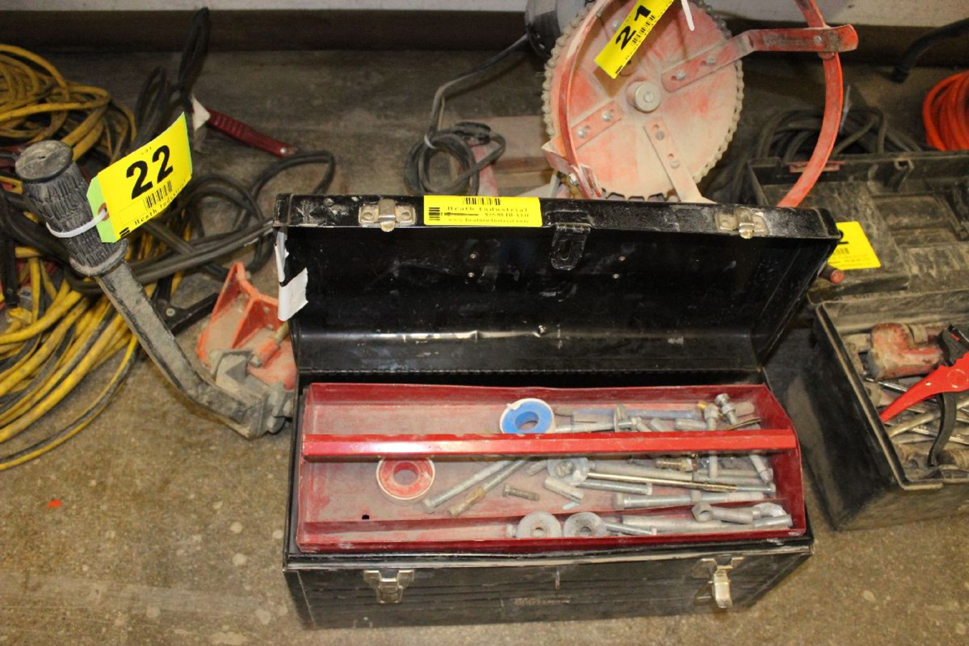 PORTABLE TOOL BOX WITH TOOLS