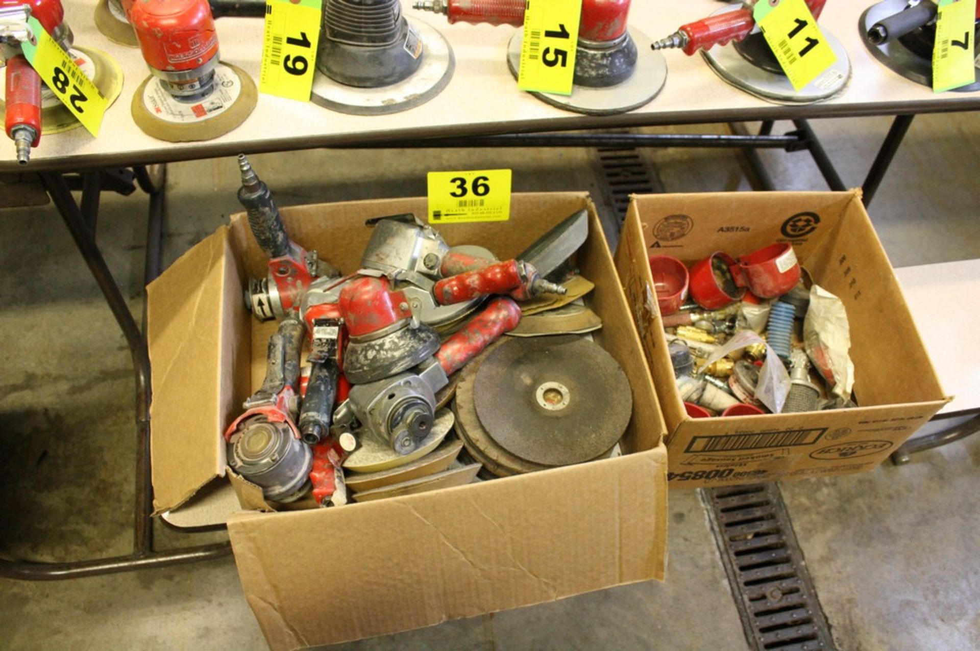LOT: ASSORTED SANDER PARTS IN