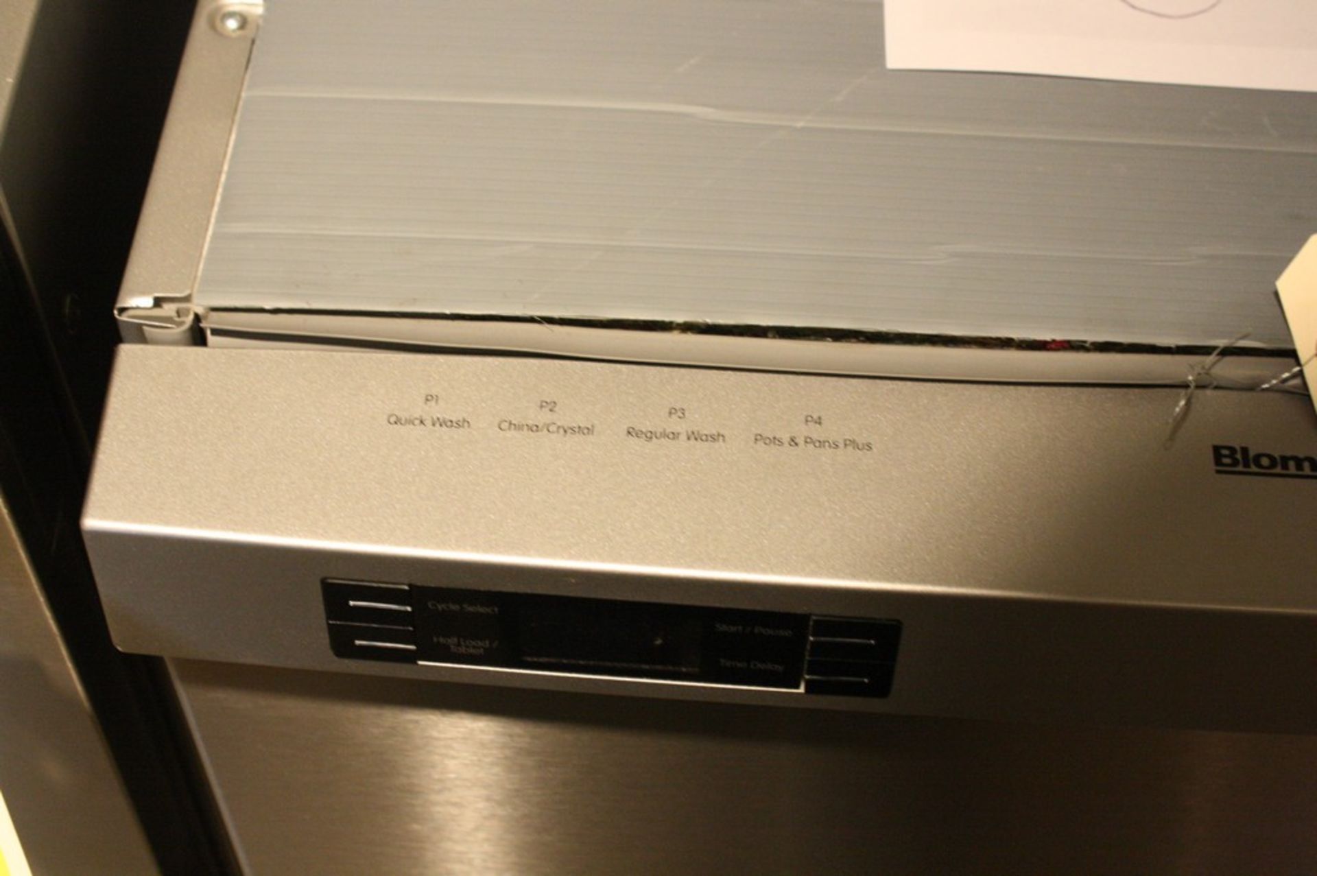 BLOMBERG MODEL DW24100SS DISHWASHER S/N 7662839542-1380088012: Built In, 24 Inch Full Console - Image 3 of 3