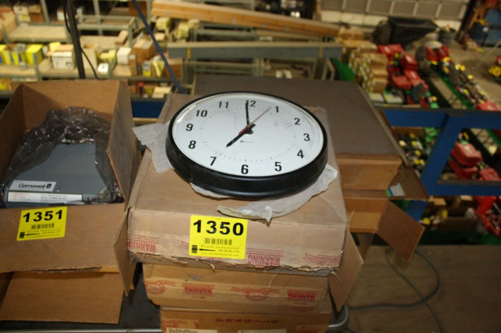 (3) SIMPLEX WALL CLOCKS