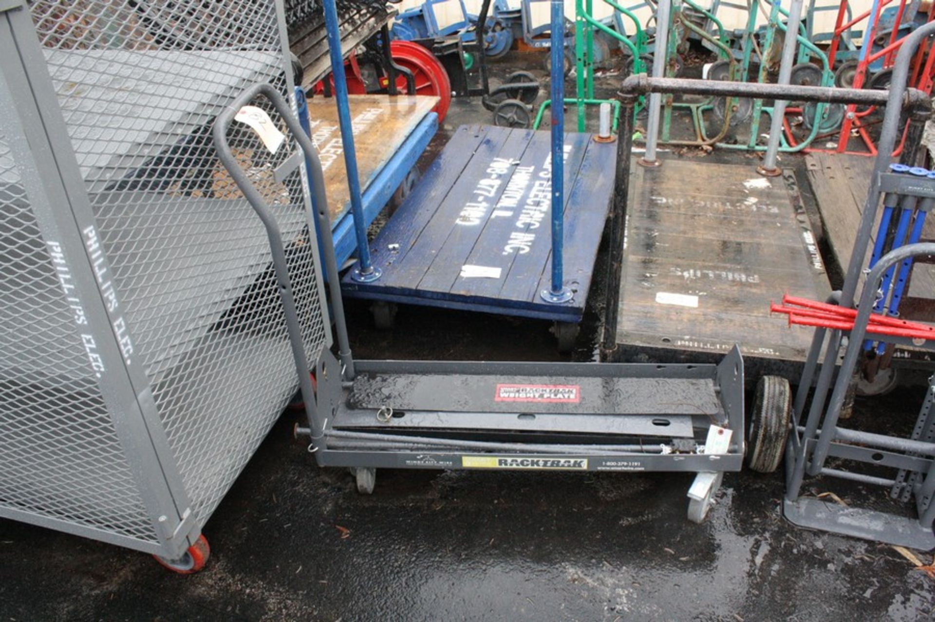 RACK TRACK WIRE CART