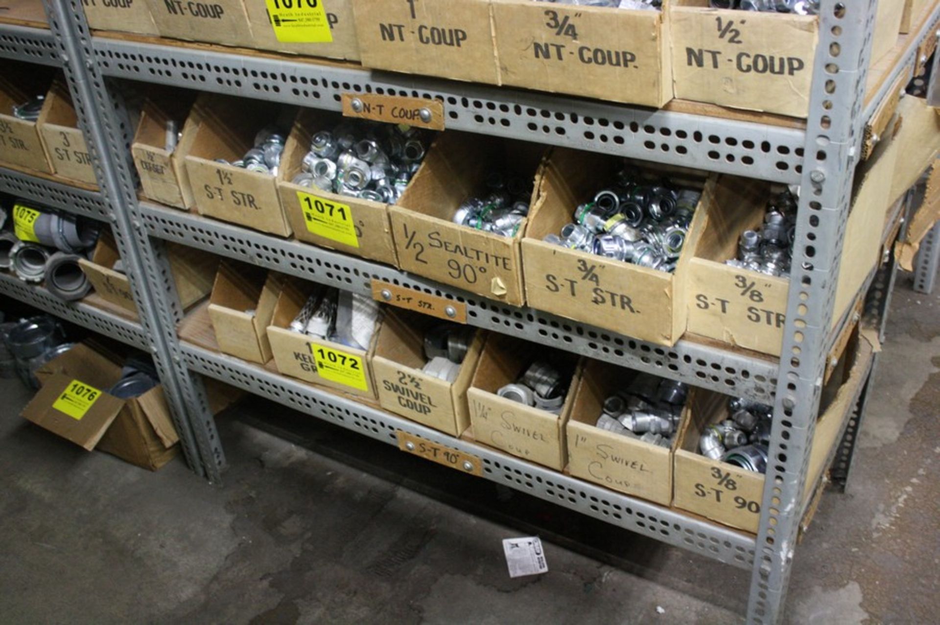 ASSORTED FITTINGS, ETC. ON SHELF