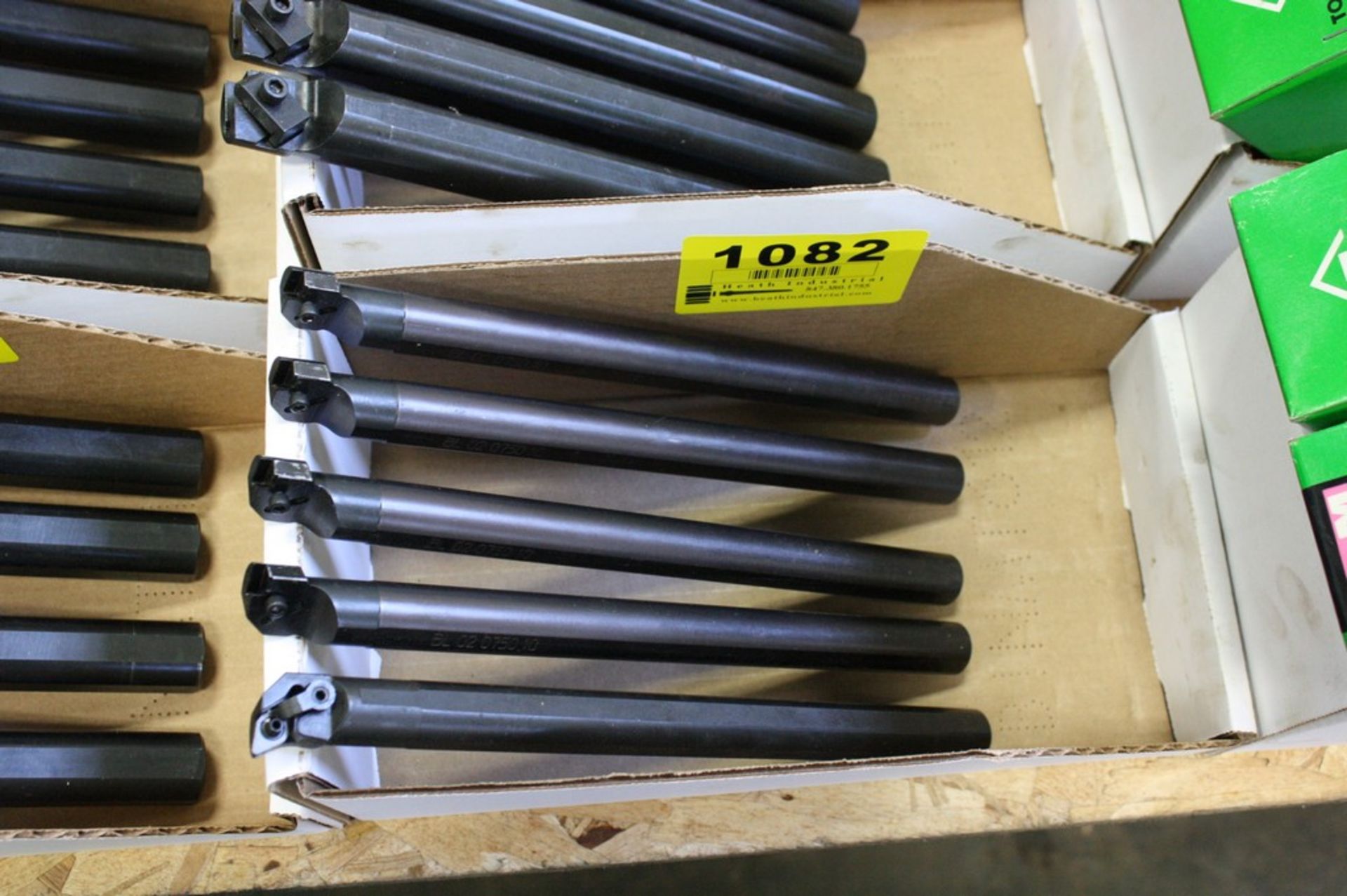 (5) ASSORTED INDEXABLE BORING BARS