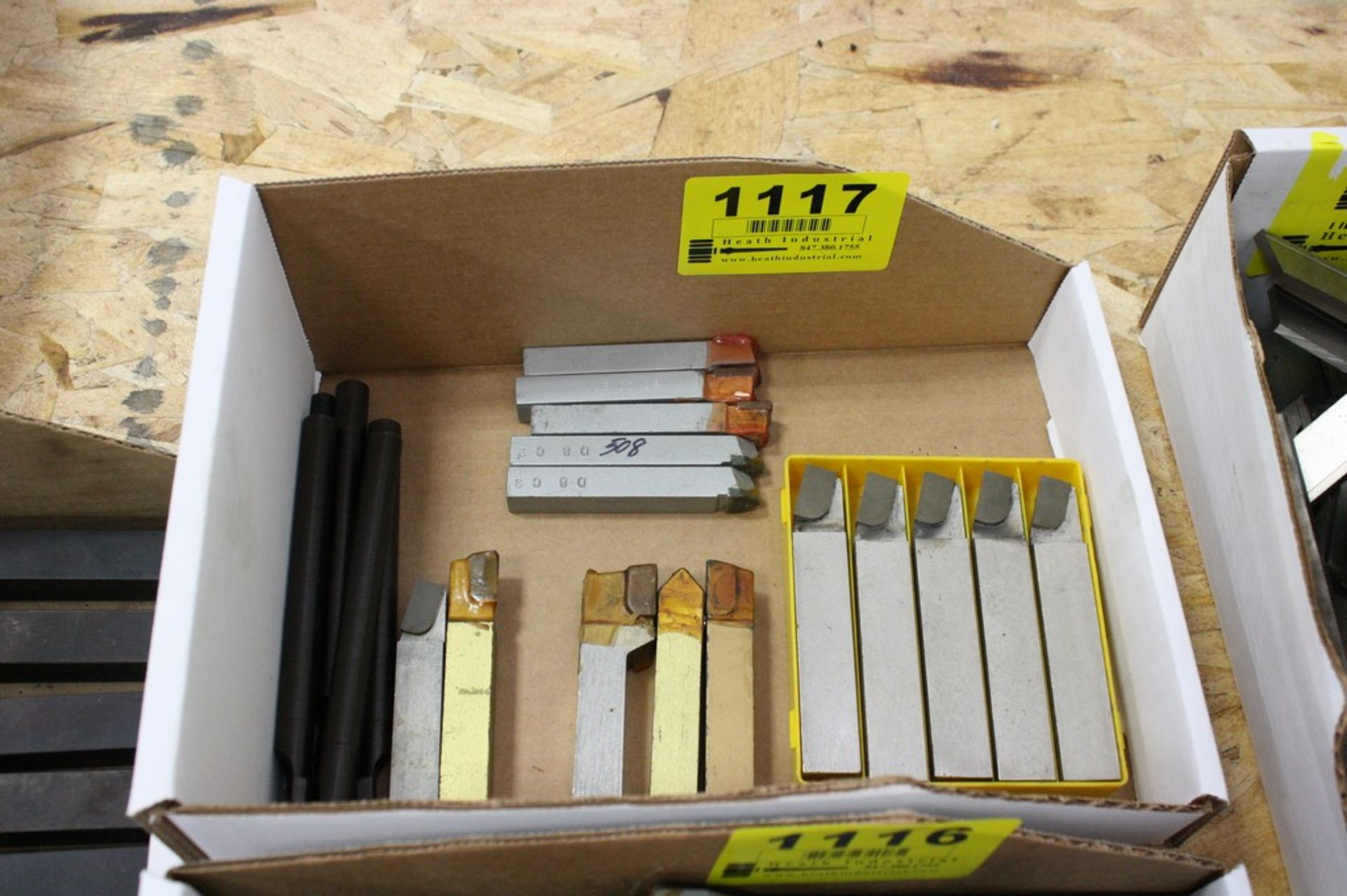 (20) ASSORTED CARBIDE TIPPED BRAZED TOOL BITS