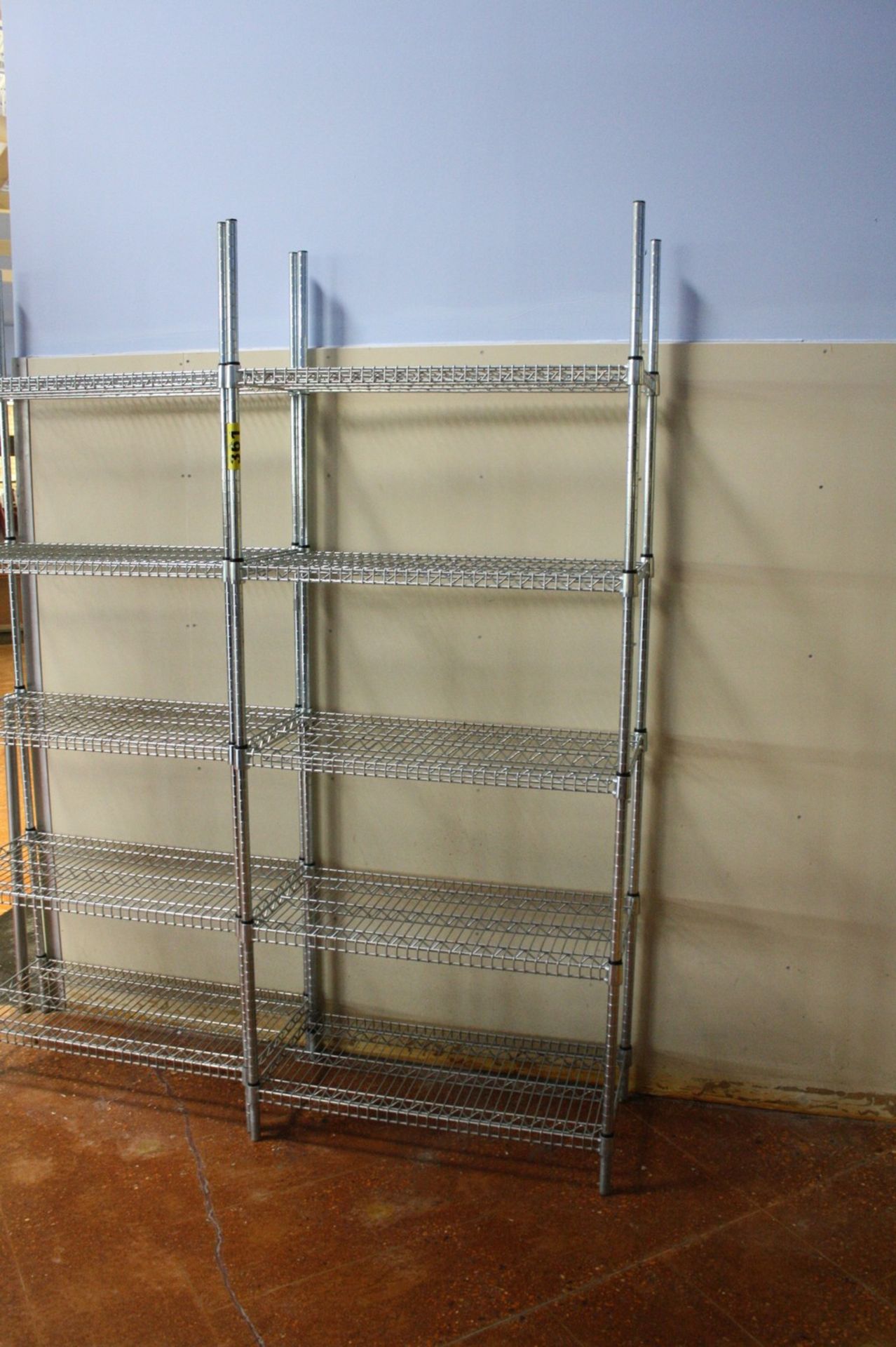 36 X 18 X 84'' STAINLESS STEEL 5-SHELF STORAGE RACK