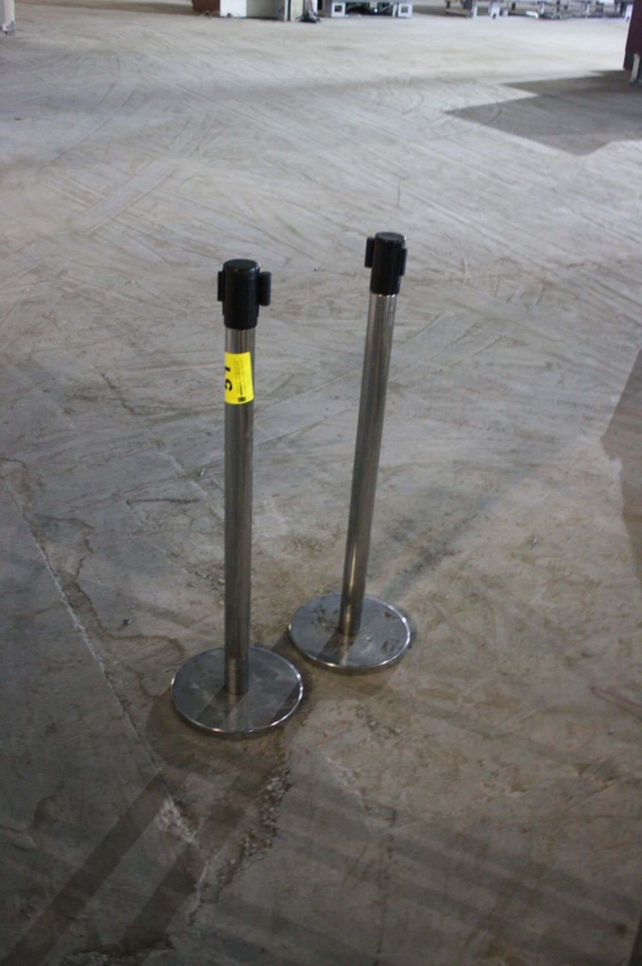 (2) B-O-F CORPORATION CROWD CONTROL STANCHIONS