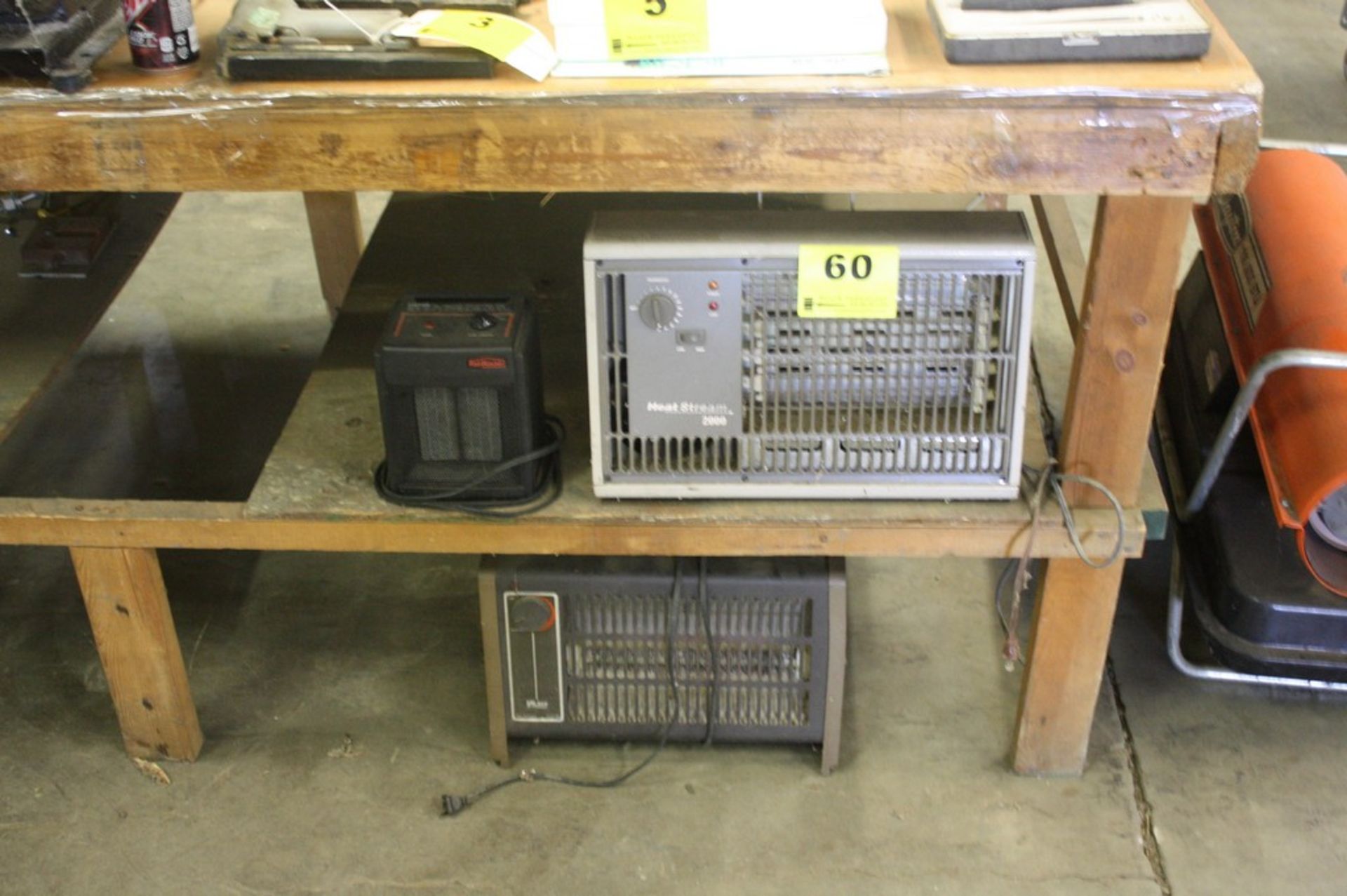 LOT: (3) ASSORTED HEATERS