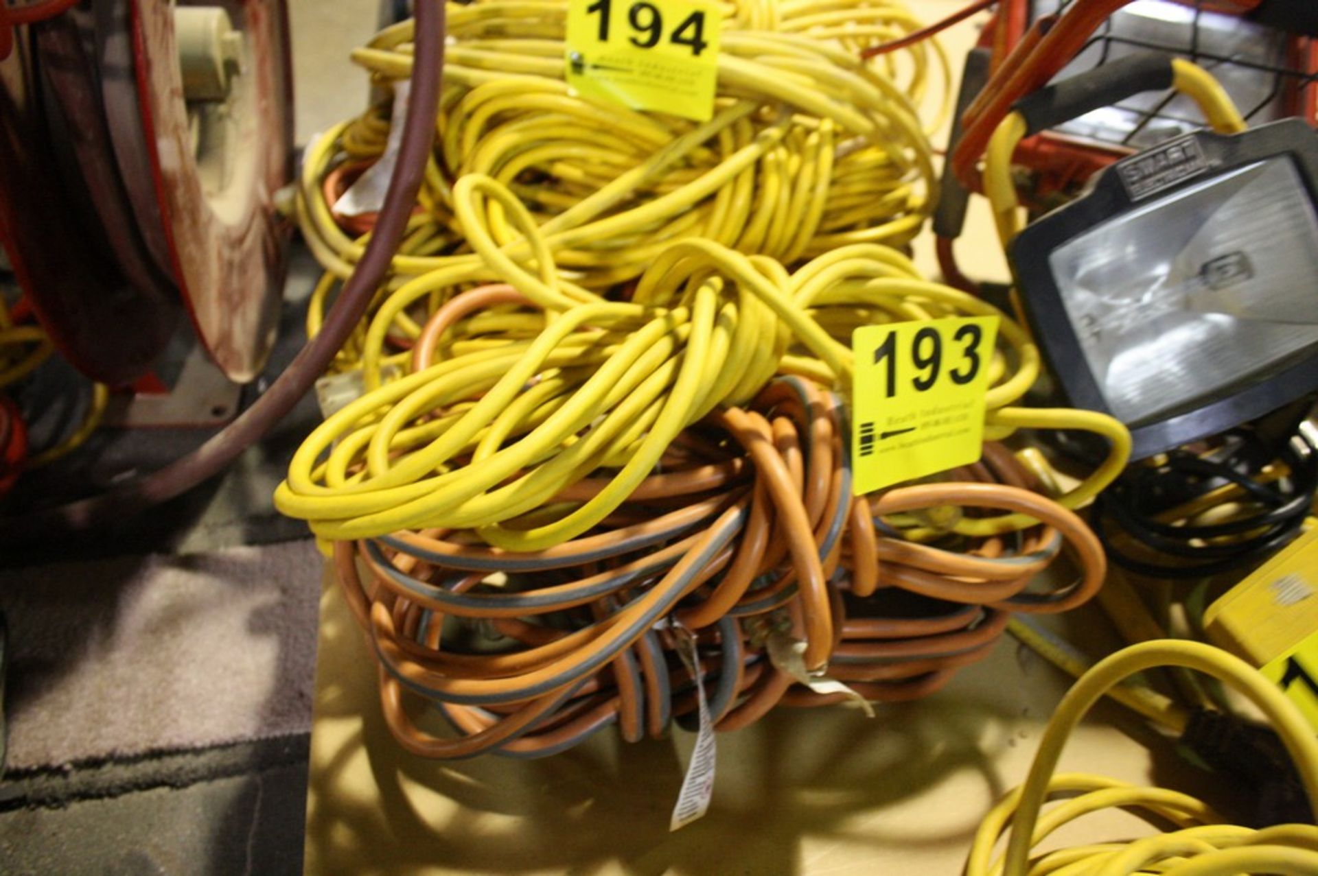 ASSORTED EXTENSION CORDS