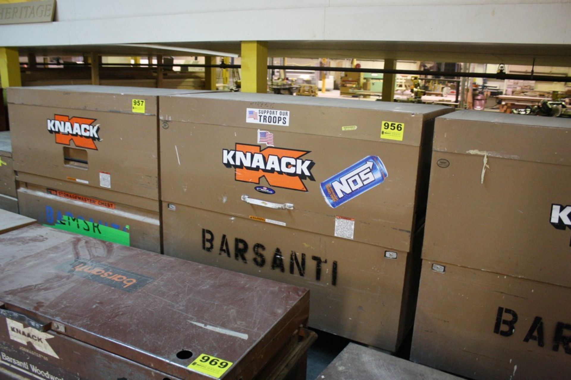 KNAACK STORAGEMASTER 89 PORTABLE GANGBOX 60 X 30 X 57''