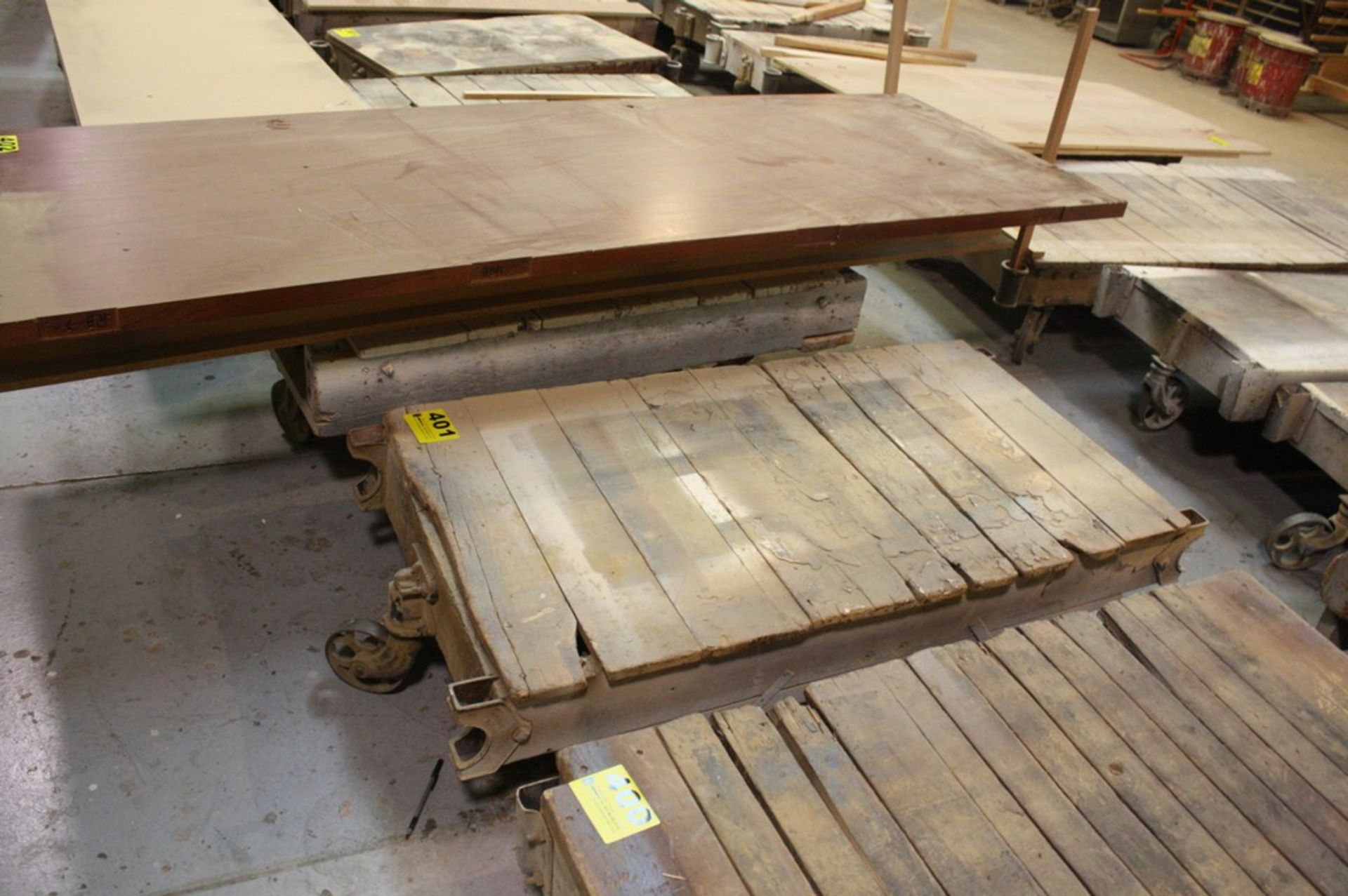 WOOD DECK FACTORY CART