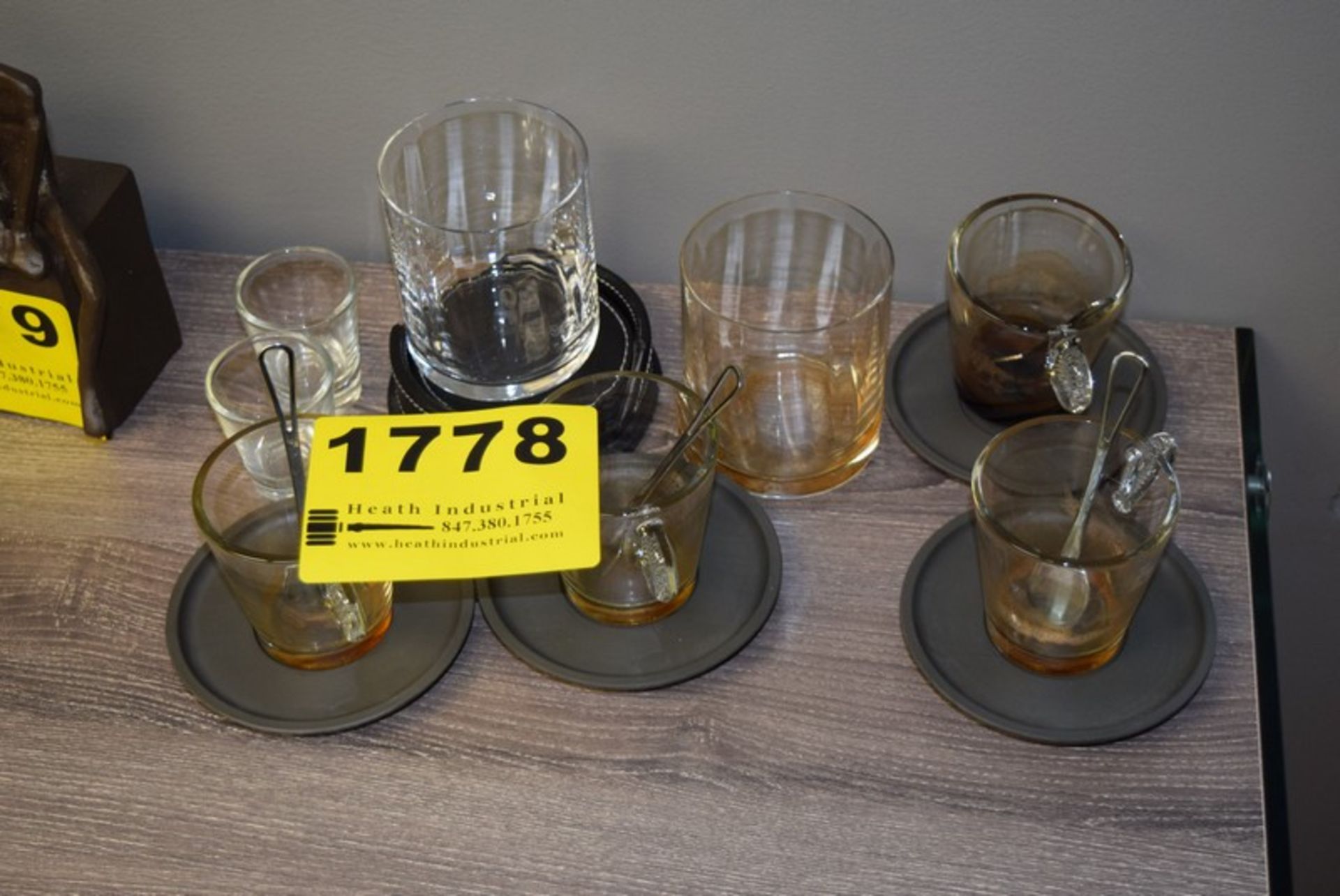 LOT: ASSORTED OFFICE GLASS WARE