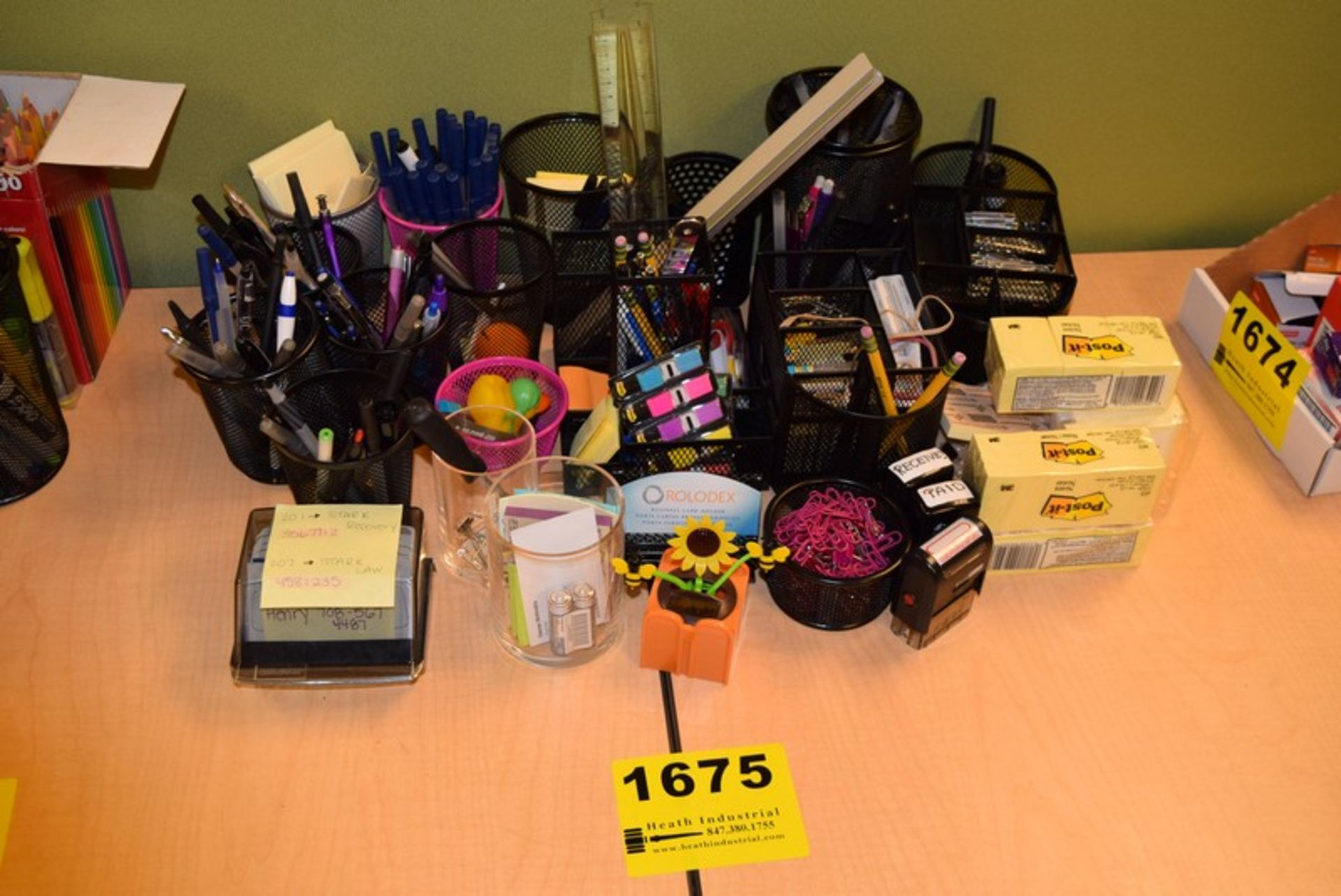 LOT: ASSORTED MISC. OFFICES SUPPLIES