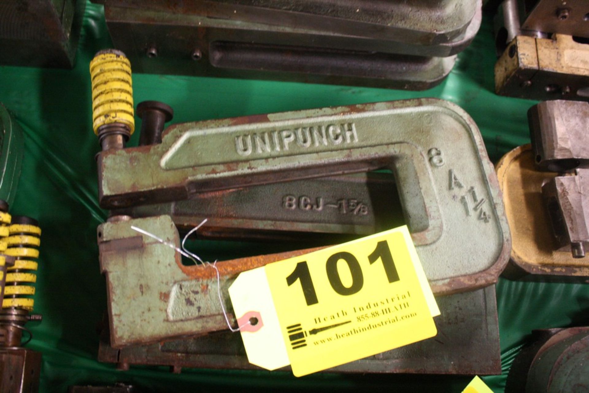 UNIPUNCH 8A1-1/4 & 8CJ1-5/8 C-FRAME PUNCHES