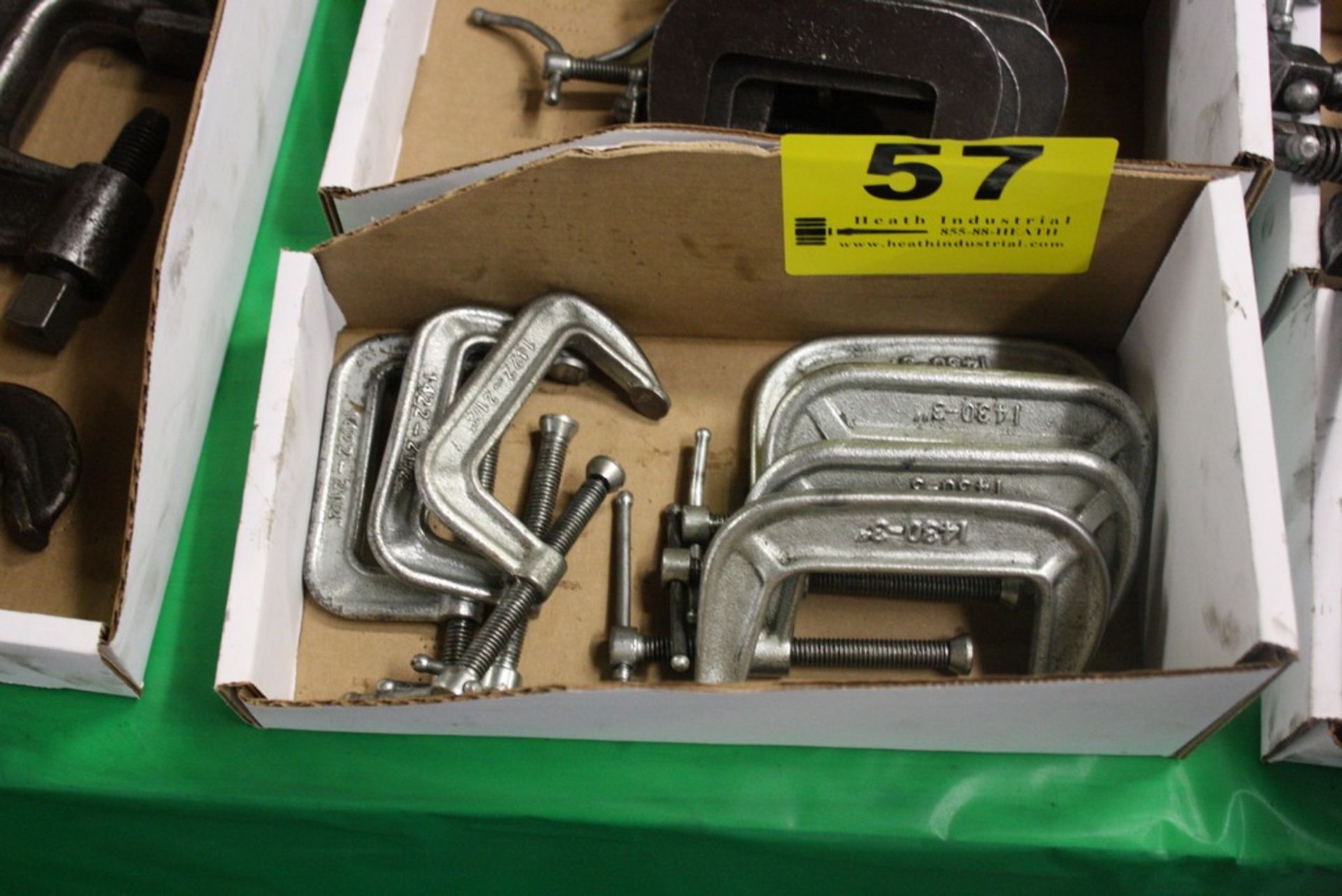 LOT: (4) 3” & (3) 2” C-CLAMPS