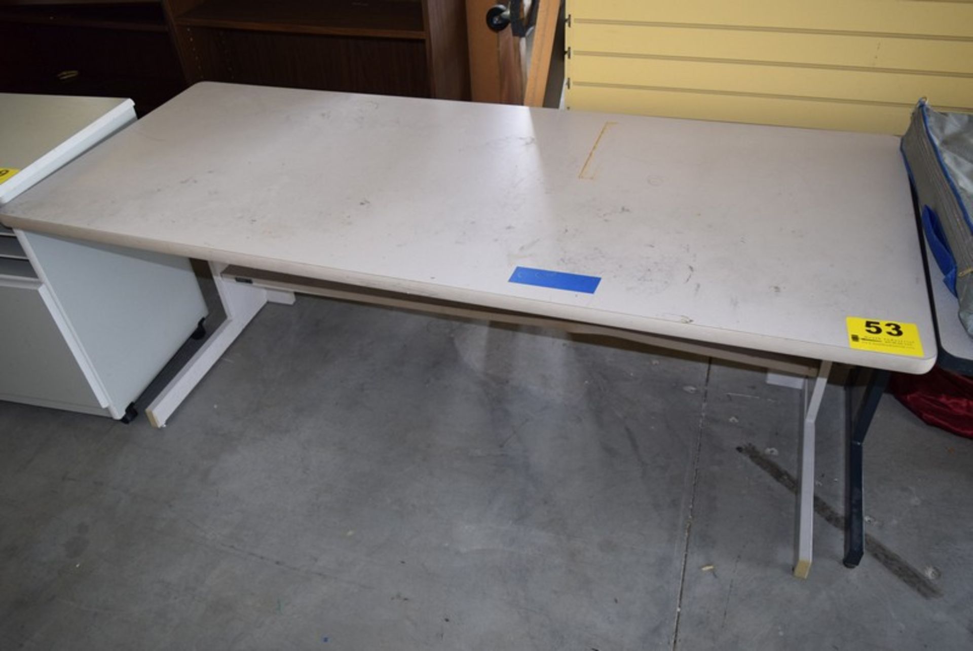 72" X 30" WOOD LAMINATE WORK TABLE