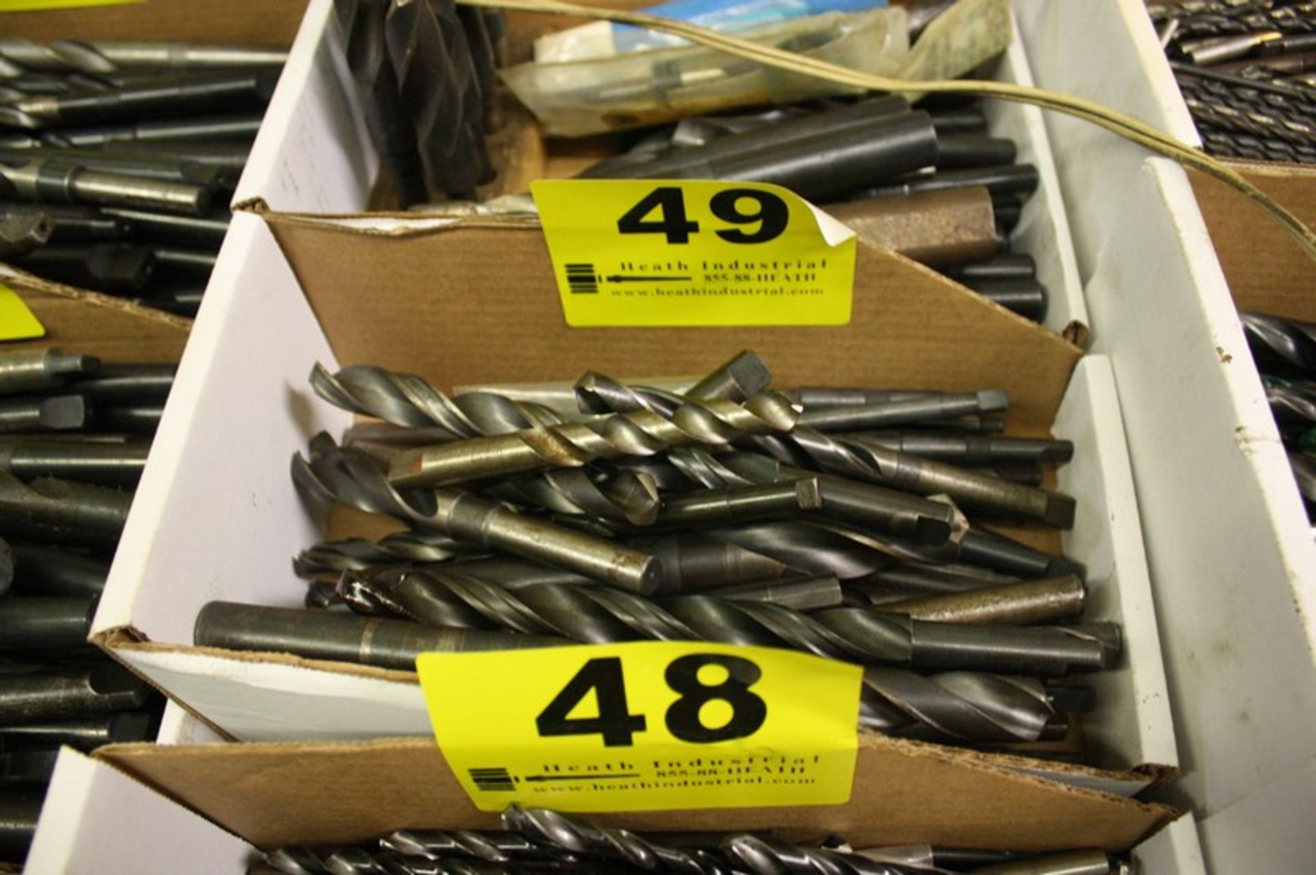 ASSORTED HIGH SPEED STEEL DRILL BITS