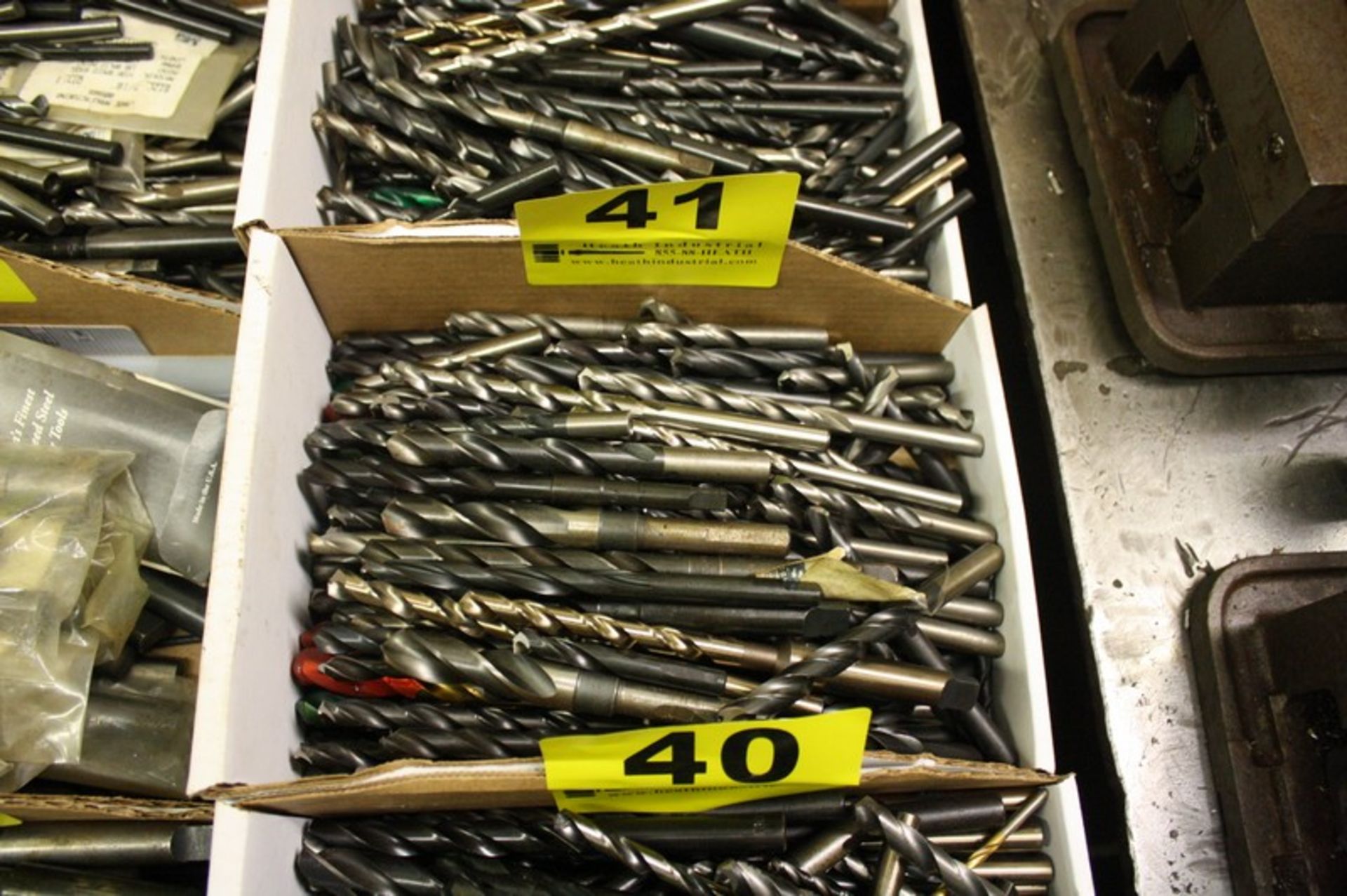 ASSORTED HIGH SPEED STEEL DRILL BITS