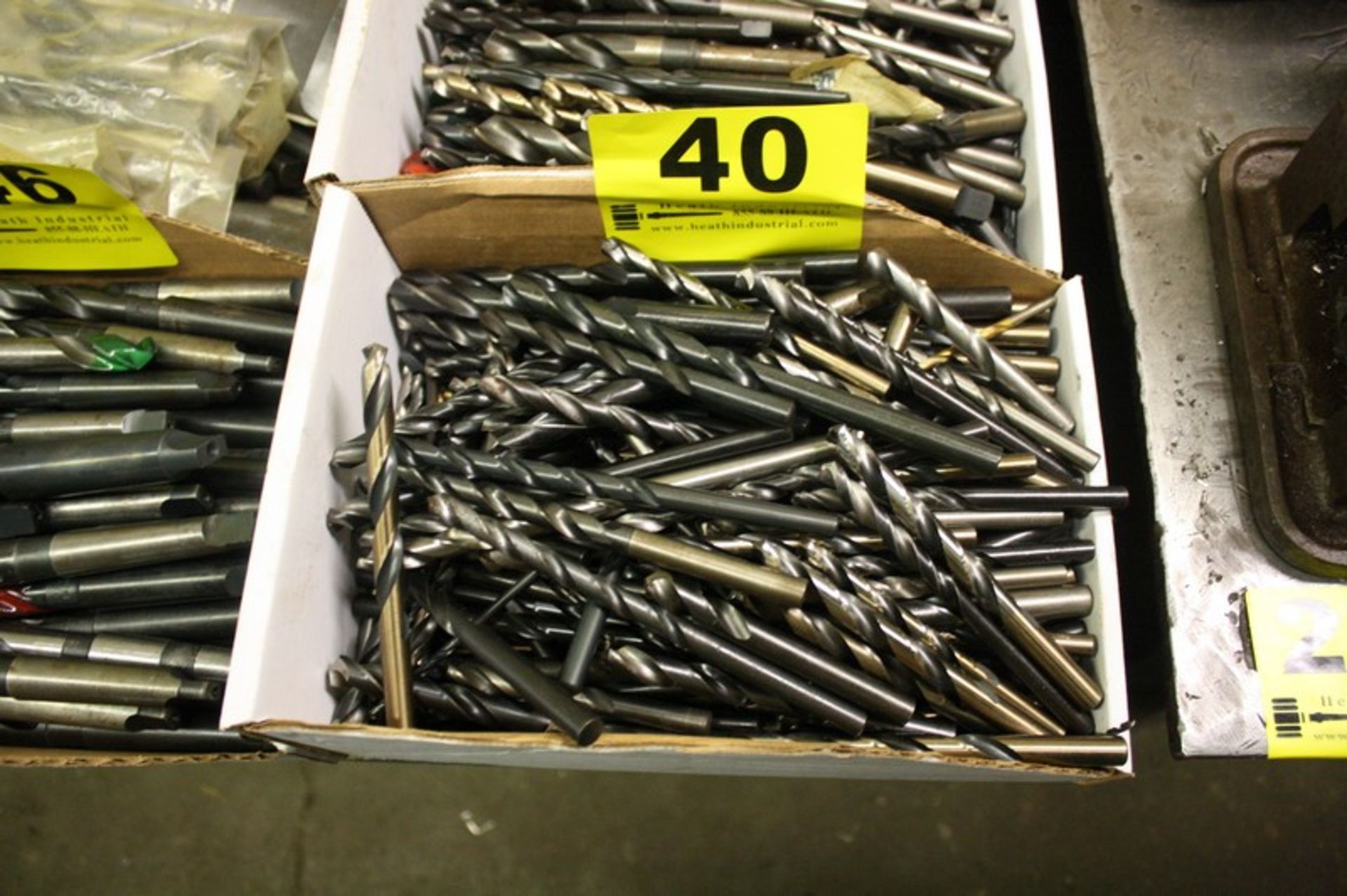 ASSORTED HIGH SPEED STEEL DRILL BITS