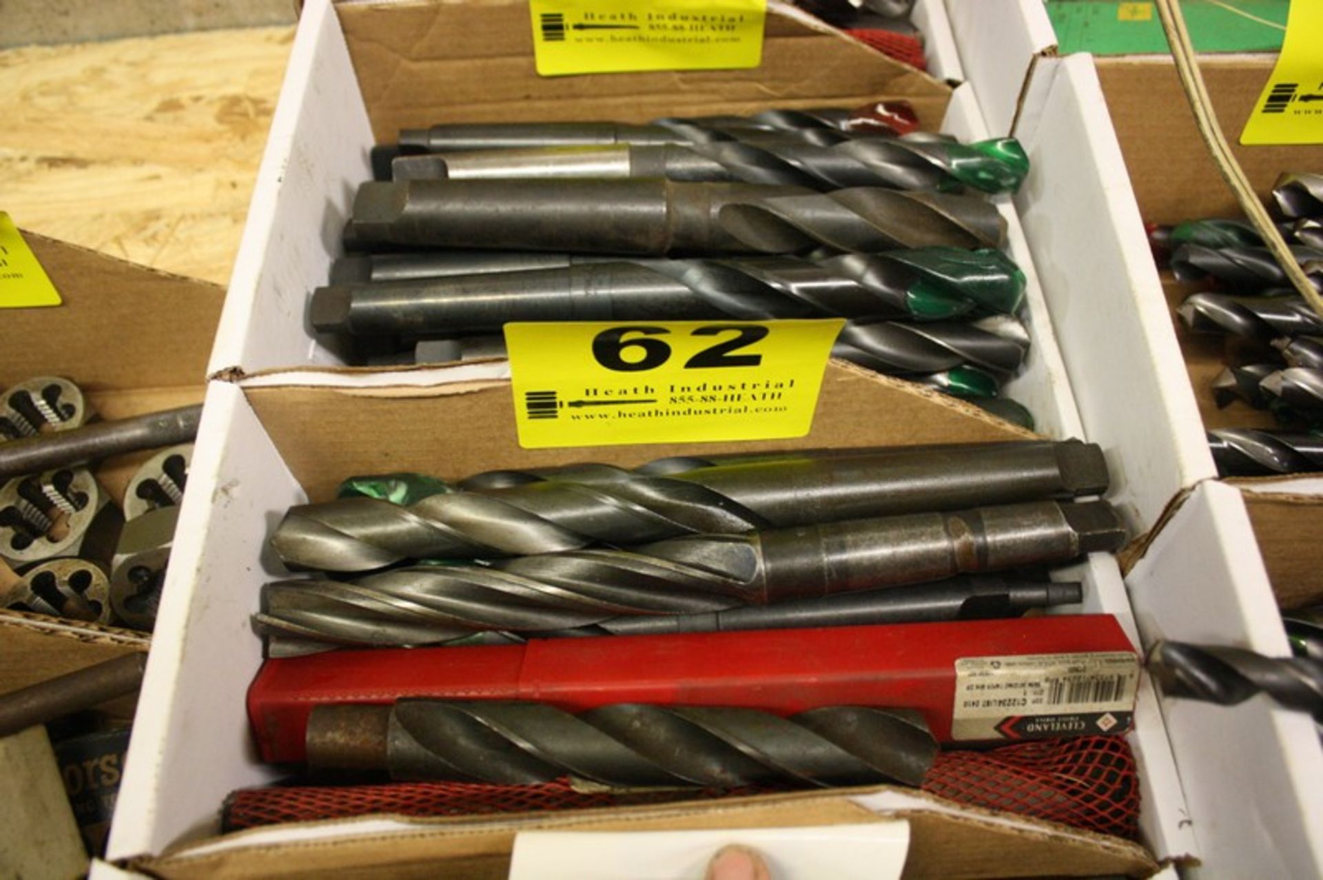 ASSORTED HIGH SPEED STEEL DRILL BITS