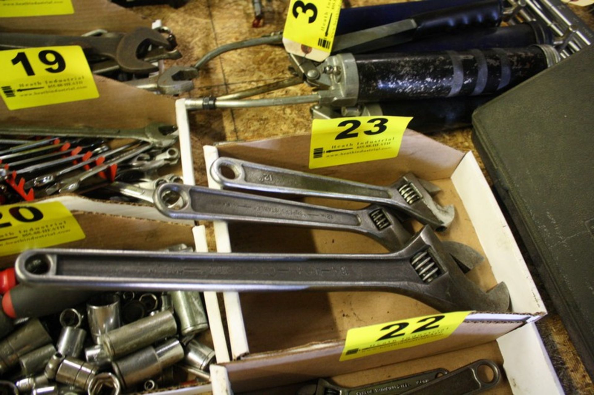 (3) CRESCENT WRENCHES