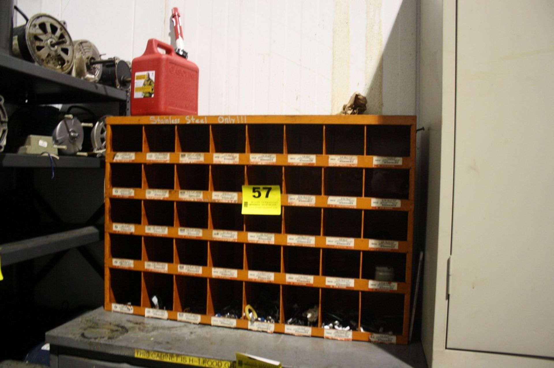 40-COMPARTMENT PARTS CABINET