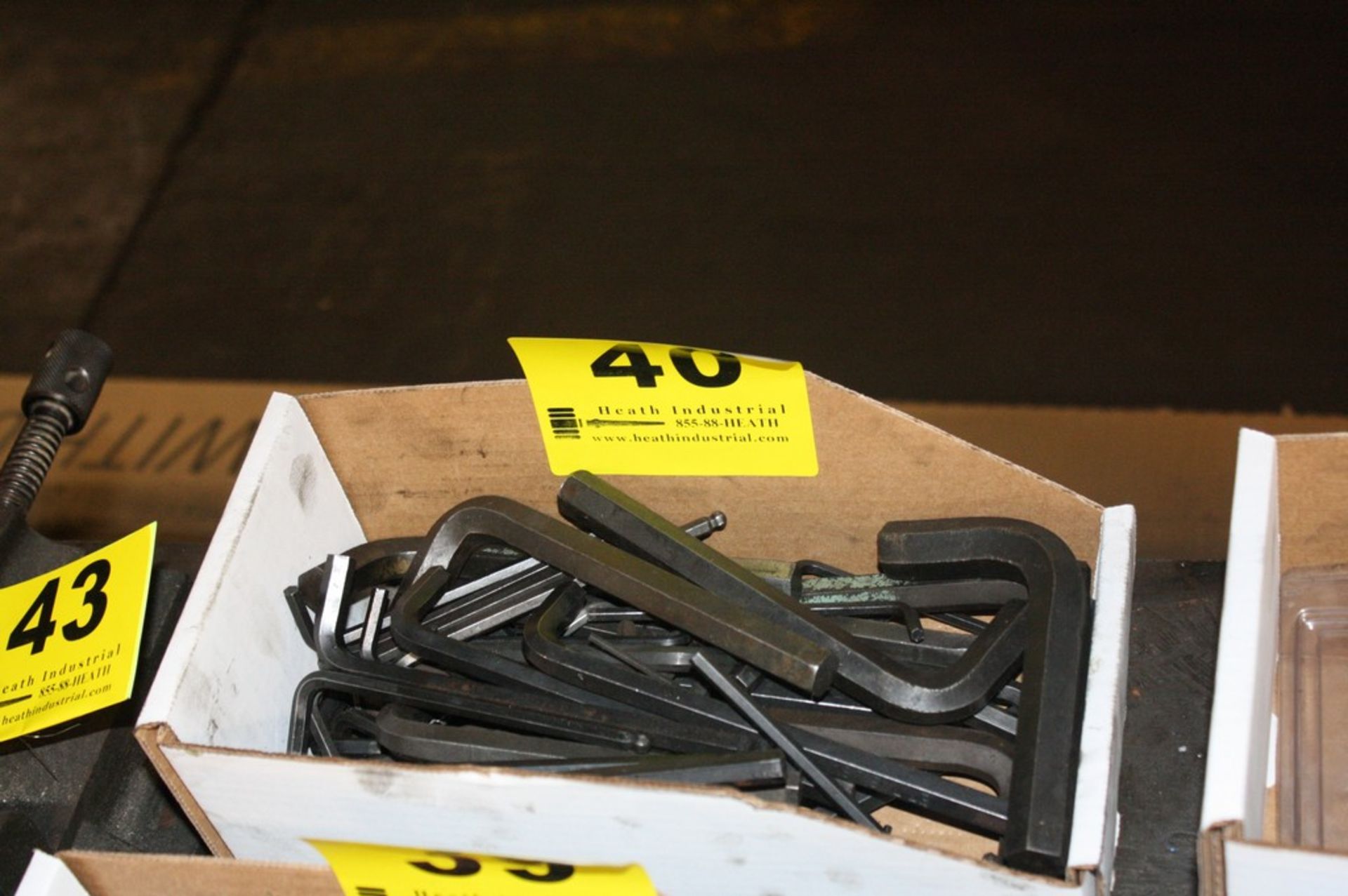 LOT: ASSORTED ALLEN WRENCHES IN BOX