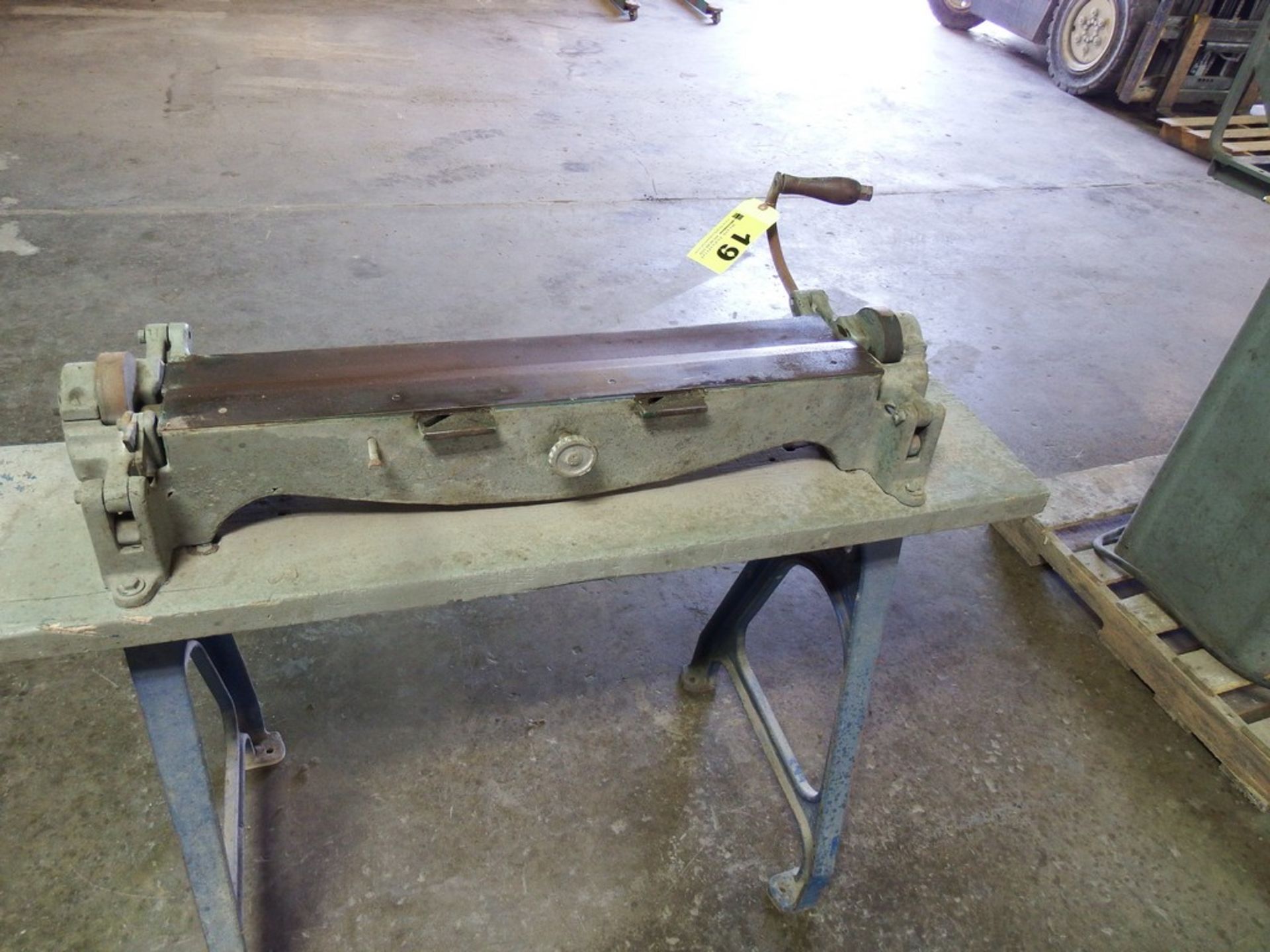 30” BAR FOLDER WITH STEEL STAND - Image 2 of 2