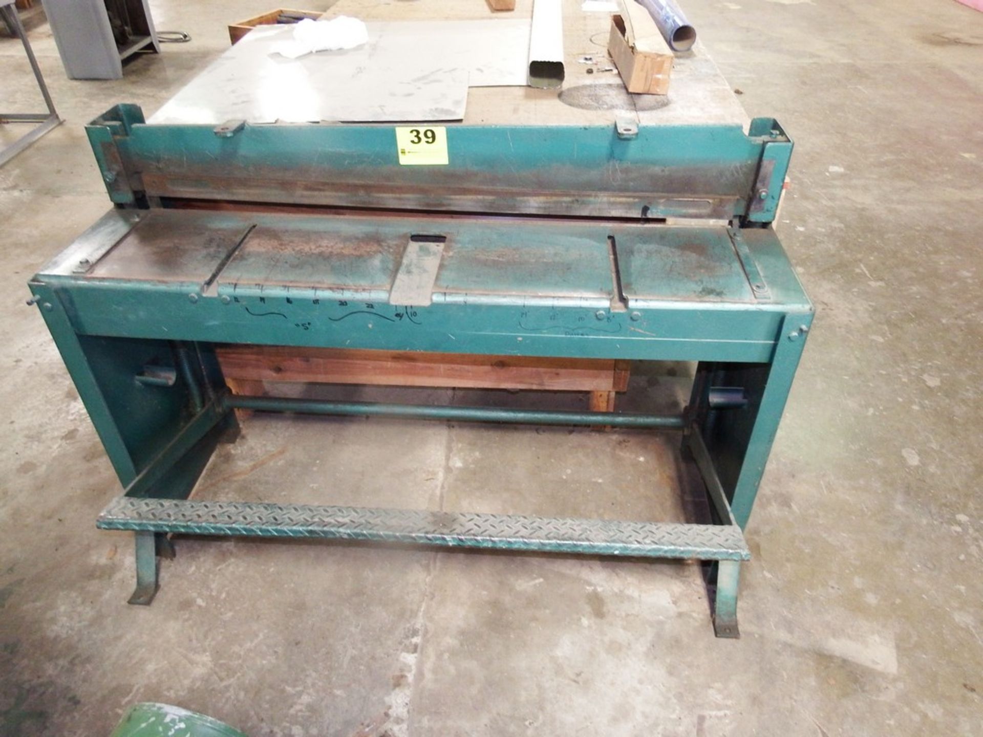 NIAGARA 16 GAUGE X 48” MODEL 48-F FOOT SHEAR - Image 2 of 3