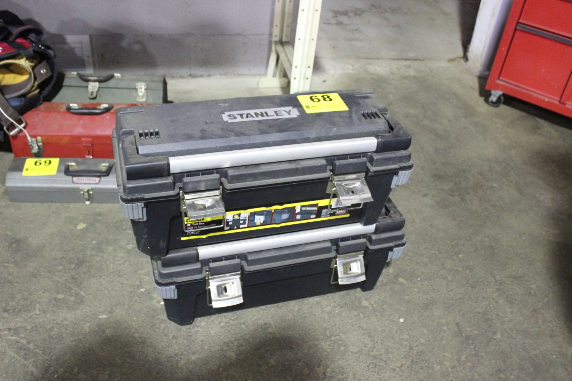 (2) STANLEY TOOL BOXES - 26"