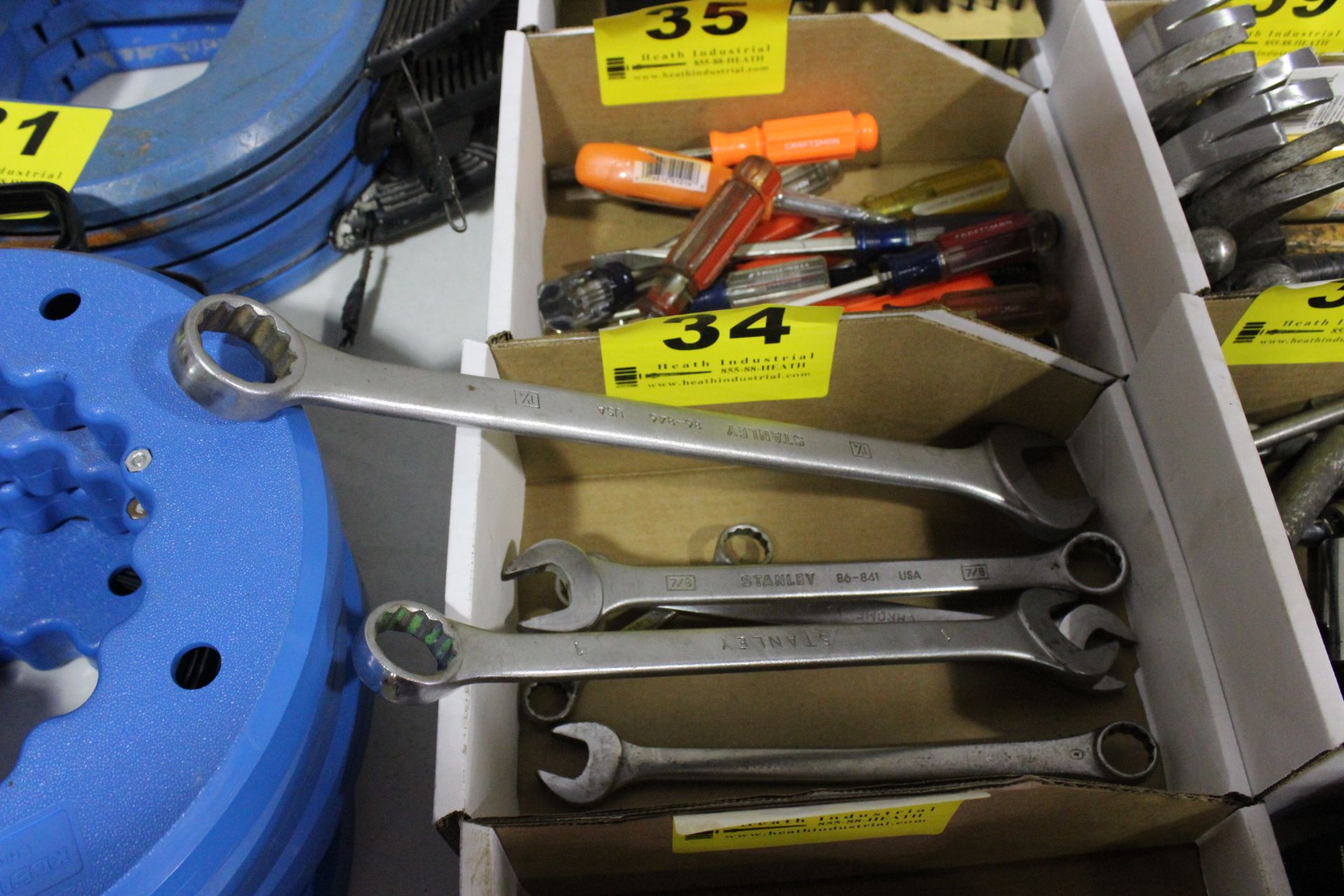 LOT-ASSORTED BOX/OPEN END WRENCHES