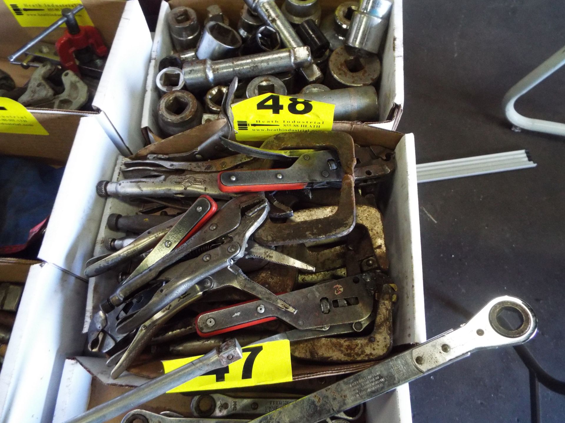 ASSORTED VISE GRIP PLIERS