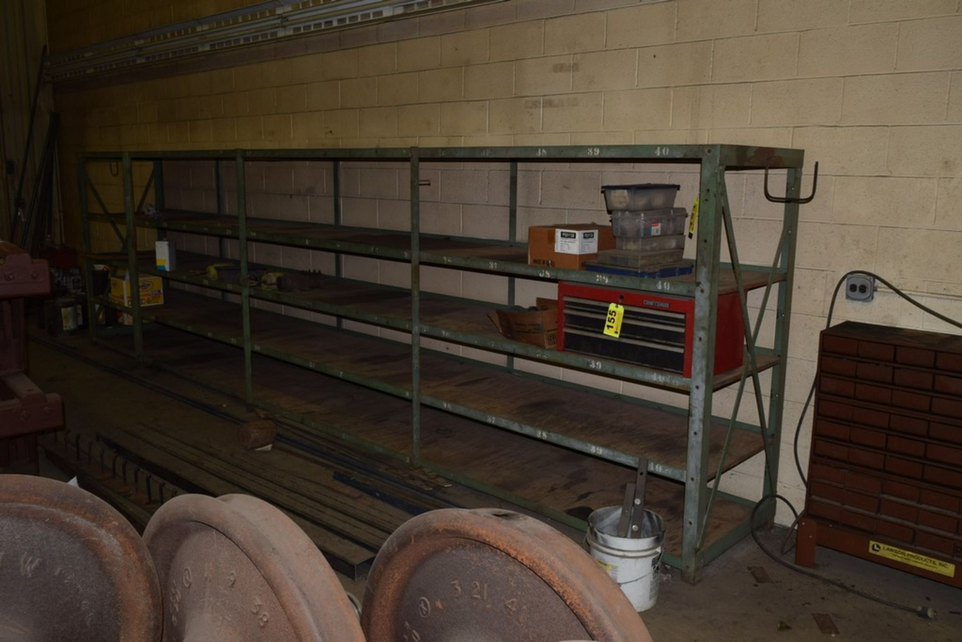 HEAVY DUTY ANGLE IRON SHELVING 20 X 30 X 69''