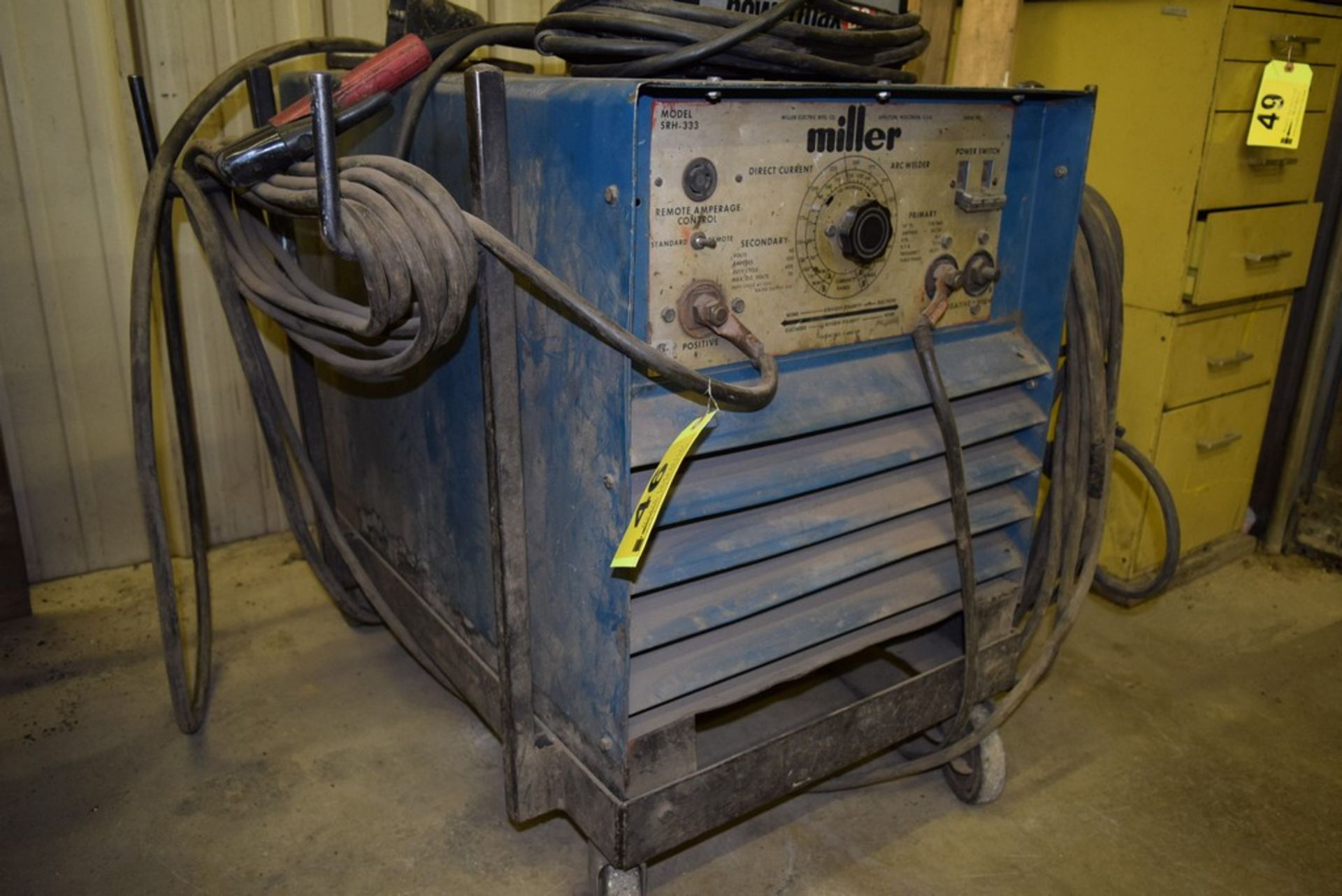 MILLER MODEL SRH333 TIG/STICK CONSTANT CURRENT DC ARC WELDER