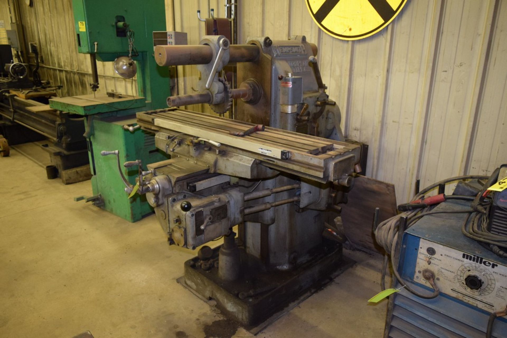 KEMPSMITH NO. 3 PLAIN TYPE C HORIZONTAL MILL, 11-1/2”X56” TABLE, 420 RPM SPINDLE, MITUTOYO DIGITAL - Image 2 of 5