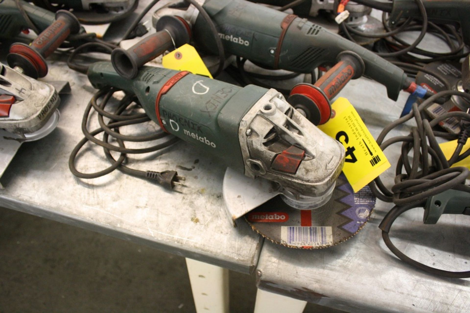 METABO MODEL W-24-230 9" RIGHT ANGLE GRINDER