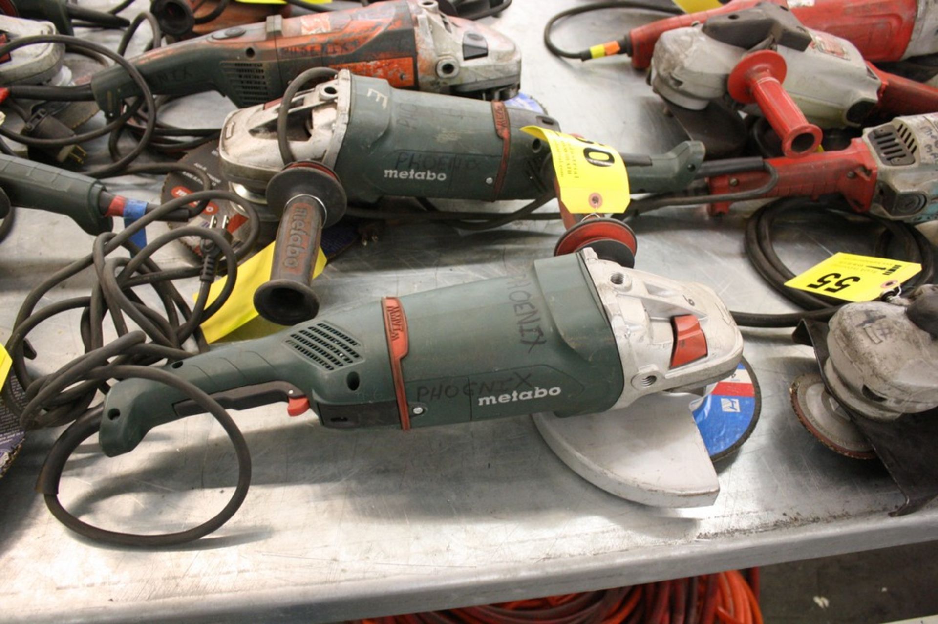 METABO MODEL W-24-230 9" RIGHT ANGLE GRINDER