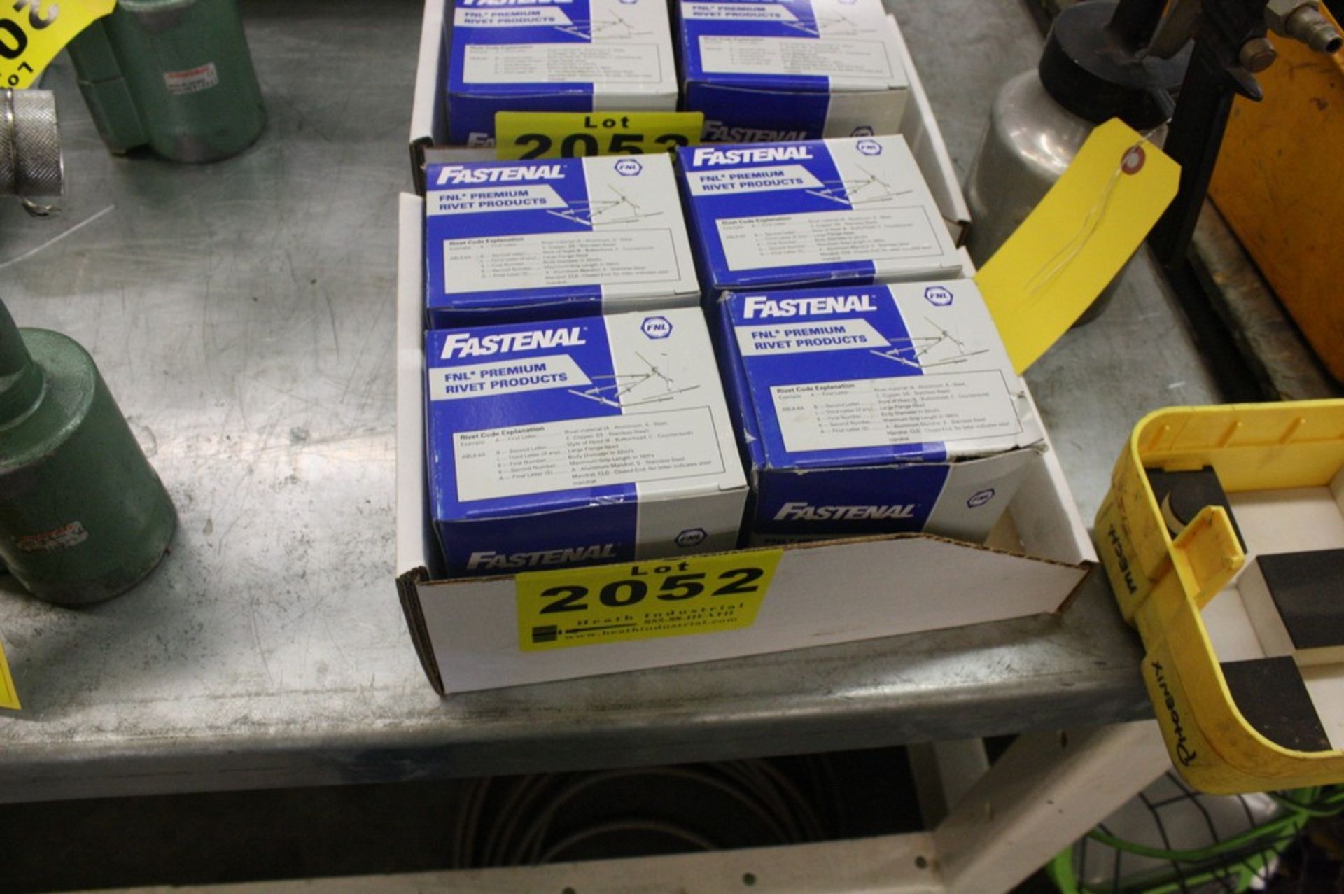 BOXES OF FASTENAL RIVETS IN BOX