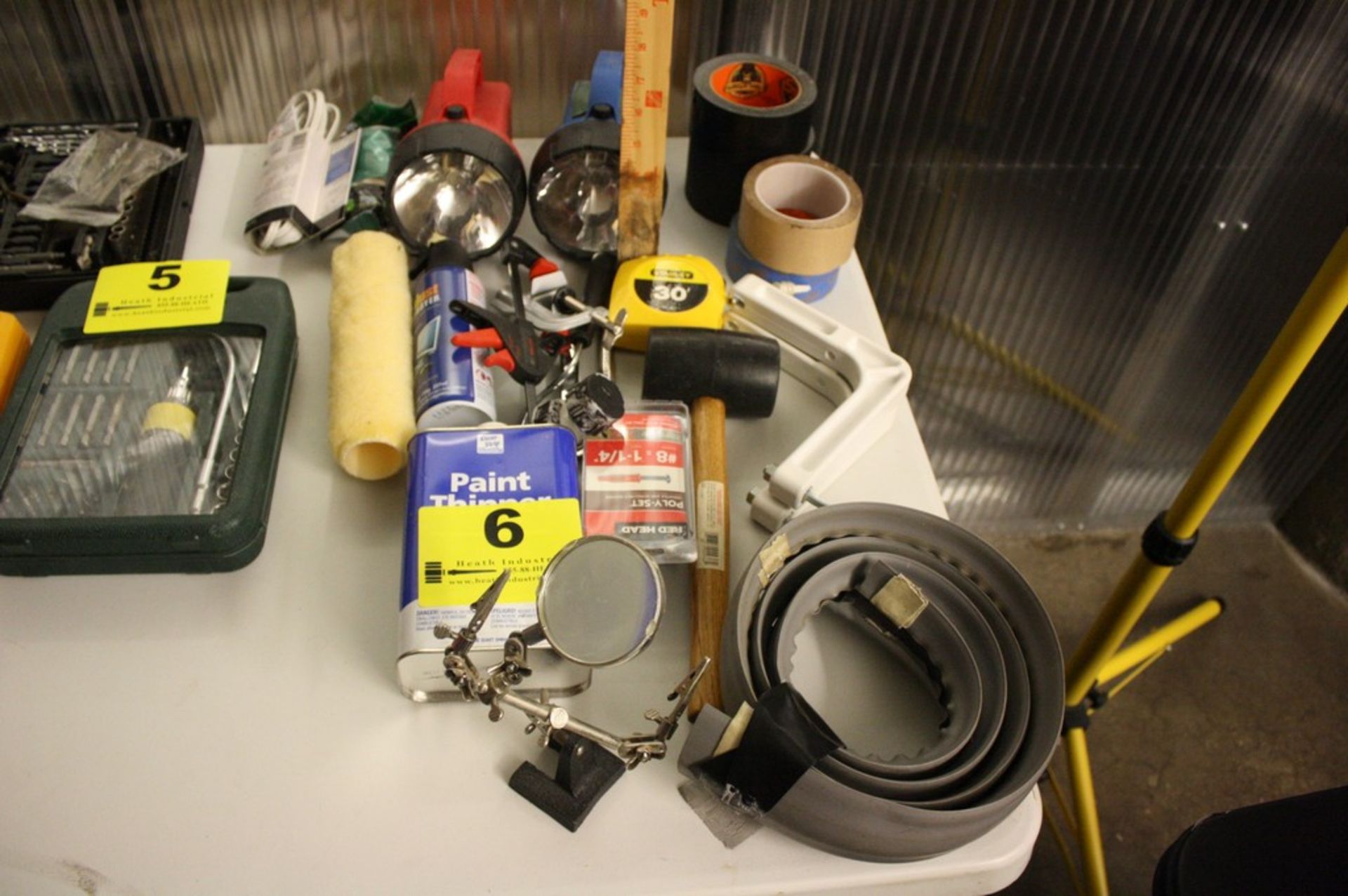 ASSORTED TOOLS AND SUPPLIES