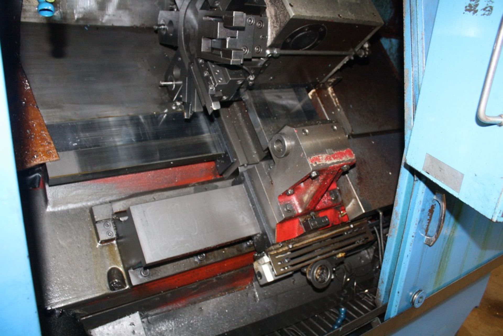 MIYANO MODEL JNC-60 CNC TURNING CENTER, S/N JN600168, 2-3/8" BAR CAPACITY, TAILSTOCK, CONVEYOR, - Image 5 of 5