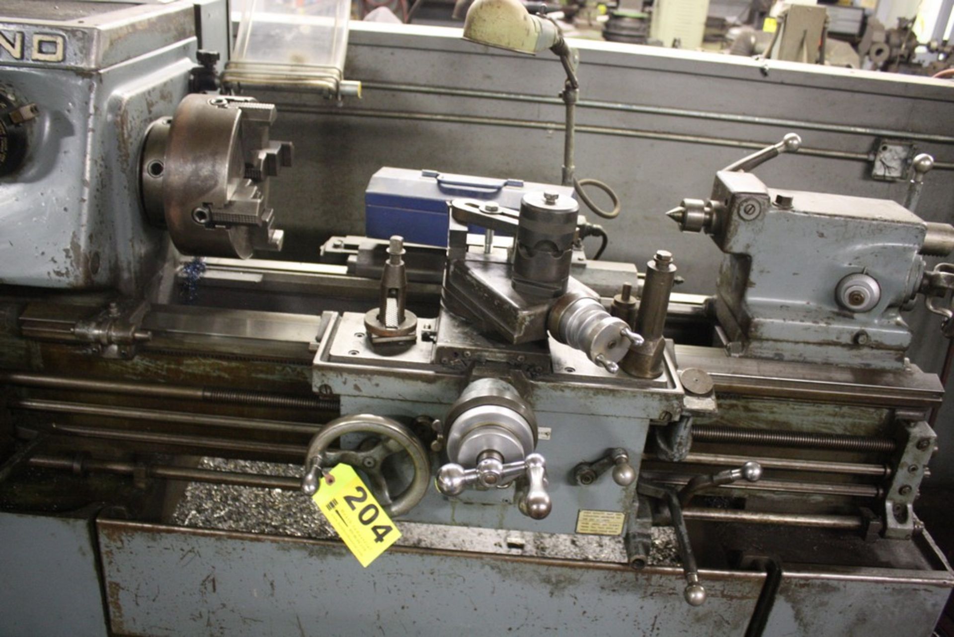 LEBLOND 15" X36" MODEL TOOL & DIE MAKERS LATHE, S/N 6HC-277, 10" 4-JAW CHUCK, 2400 RPM SPINDLE, - Image 3 of 4