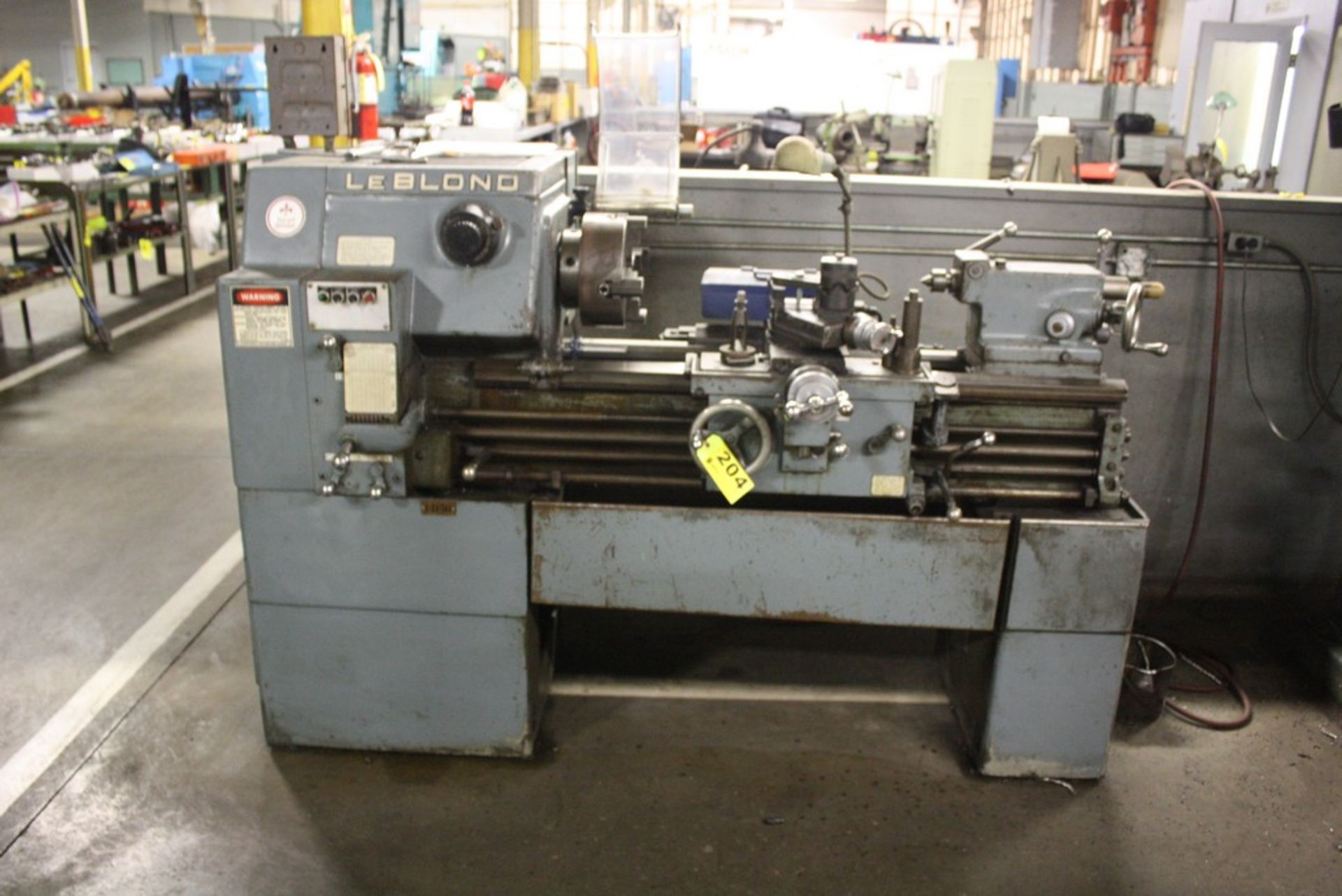 LEBLOND 15" X36" MODEL TOOL & DIE MAKERS LATHE, S/N 6HC-277, 10" 4-JAW CHUCK, 2400 RPM SPINDLE,