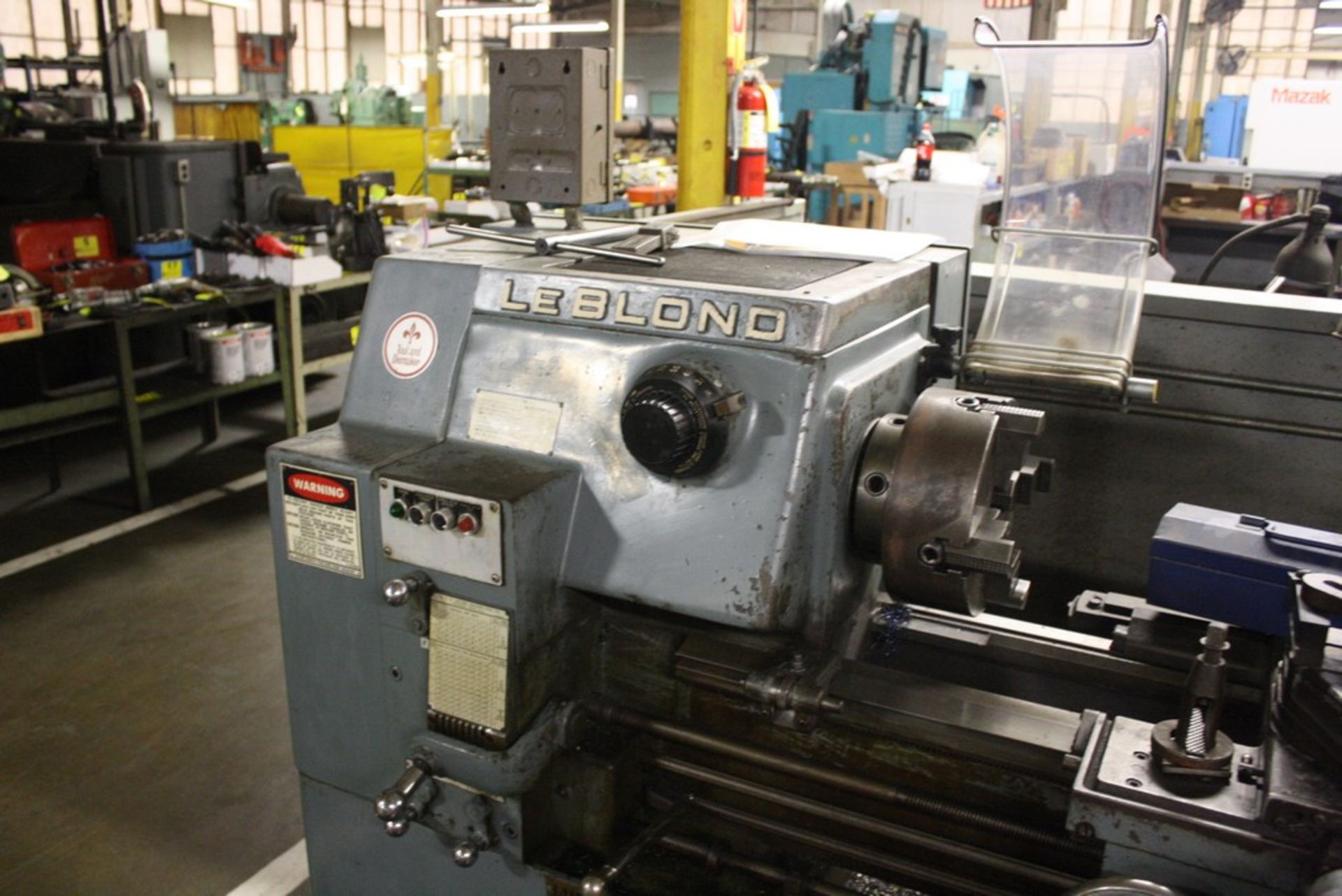 LEBLOND 15" X36" MODEL TOOL & DIE MAKERS LATHE, S/N 6HC-277, 10" 4-JAW CHUCK, 2400 RPM SPINDLE, - Image 2 of 4