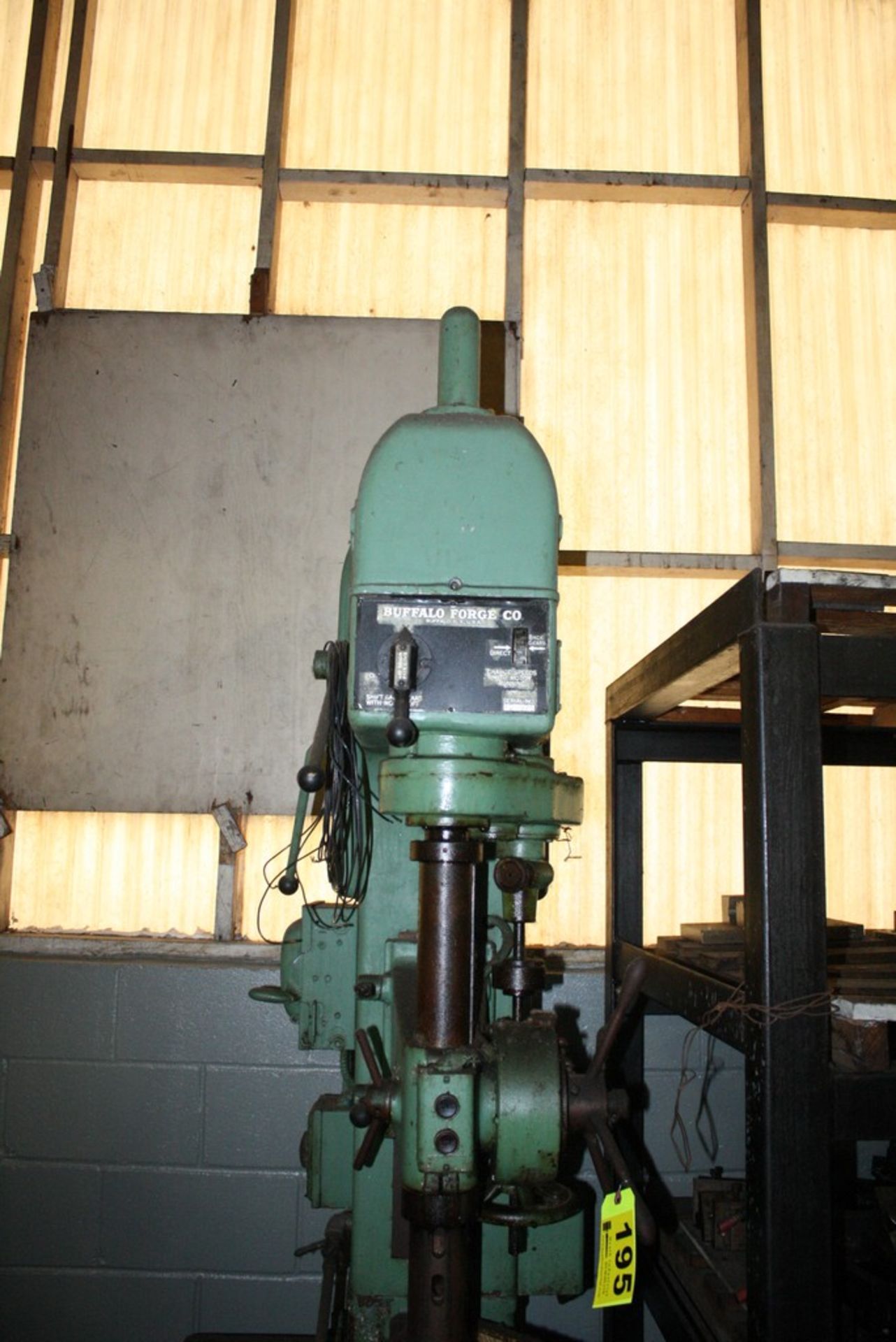 BUFFALO FORGE 26" PRODUCTION DRILL PRESS WITH POWER FEED S/N 62-875 - Image 2 of 4