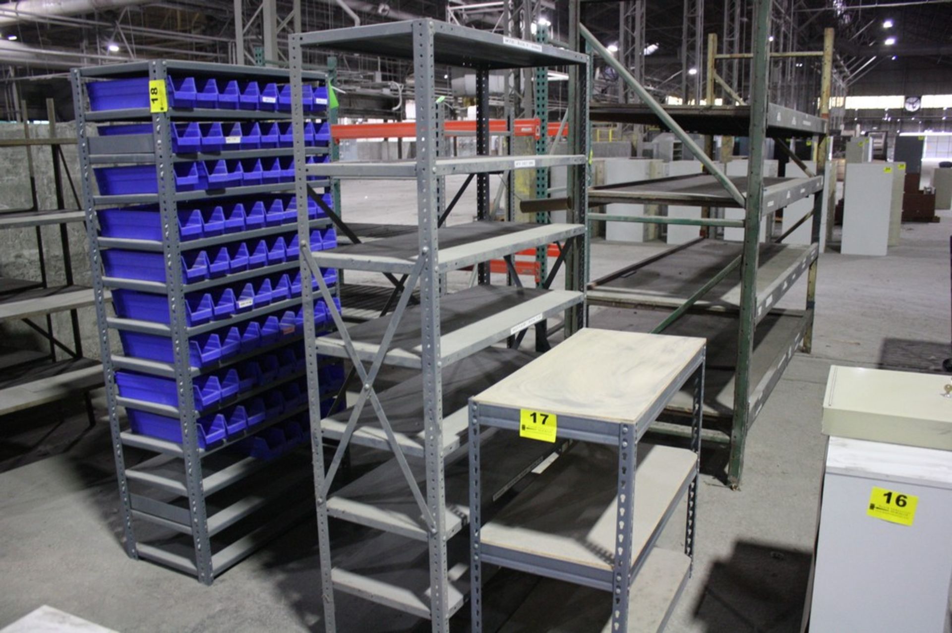 STEEL SHELVING UNITS