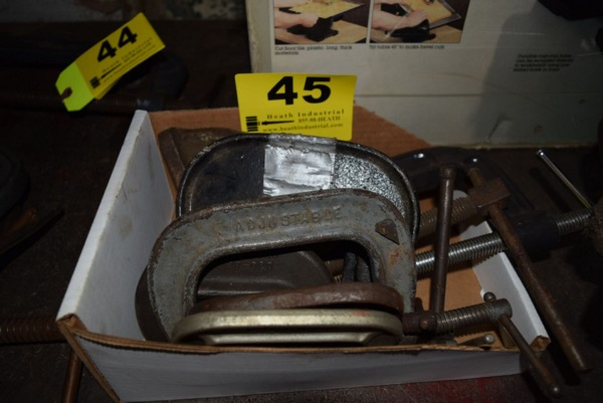 LOT ASSORTED C-CLAMPS