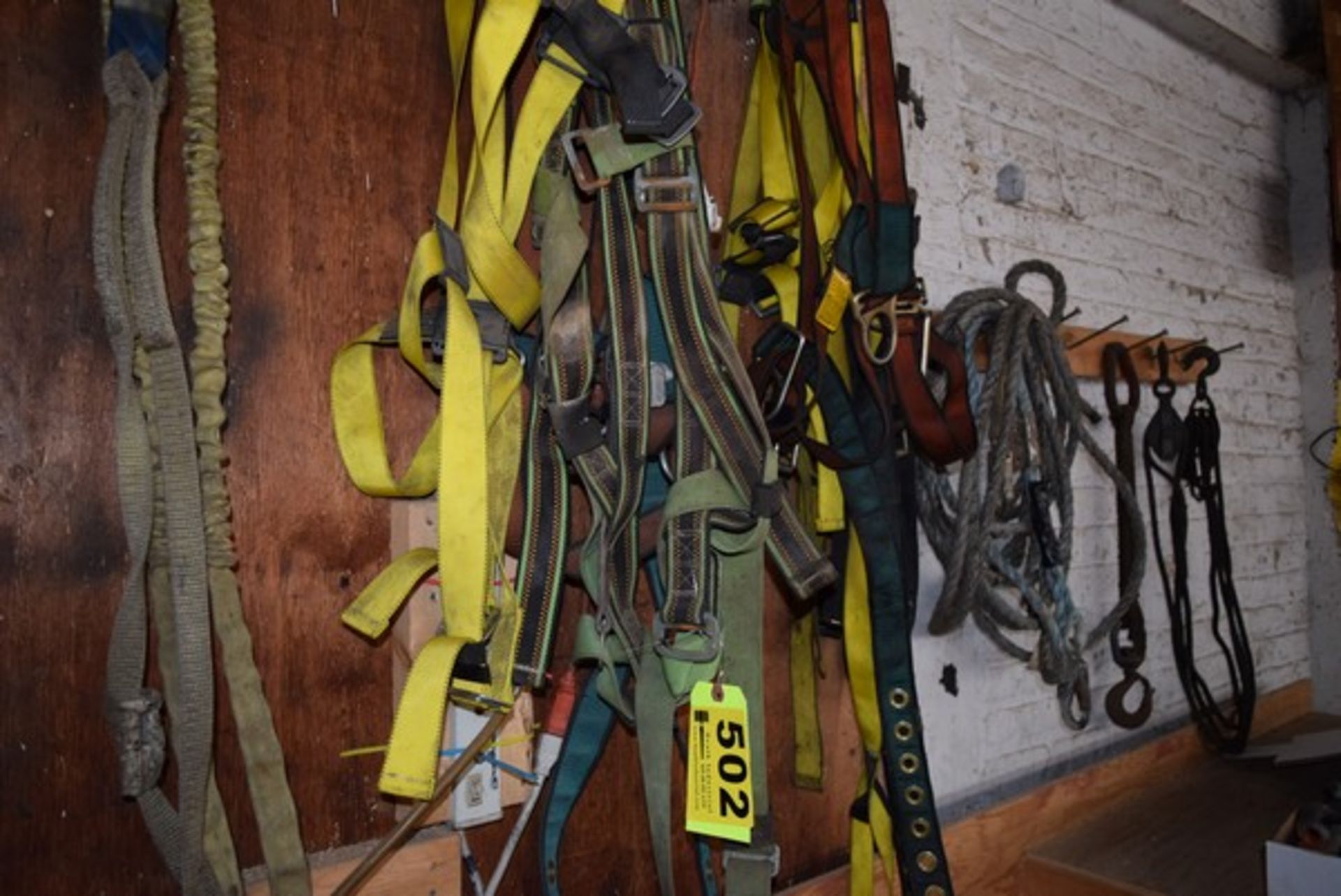 LOT ASSORTED SAFETY HARNESSES