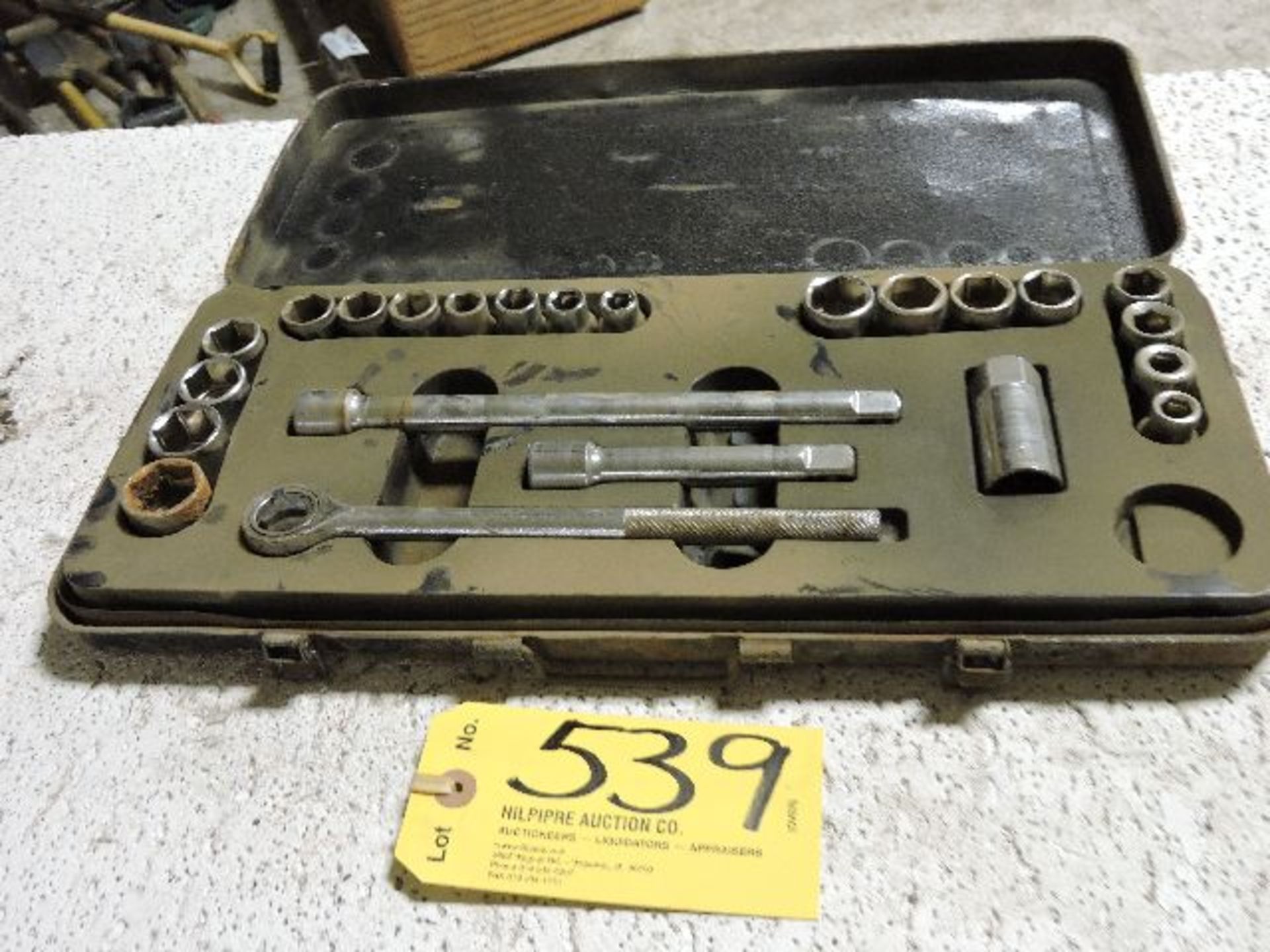 1/2" drive socket set.