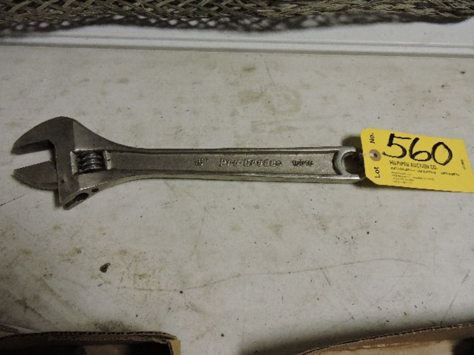 Pro-Grade 15" adjustable wrench.