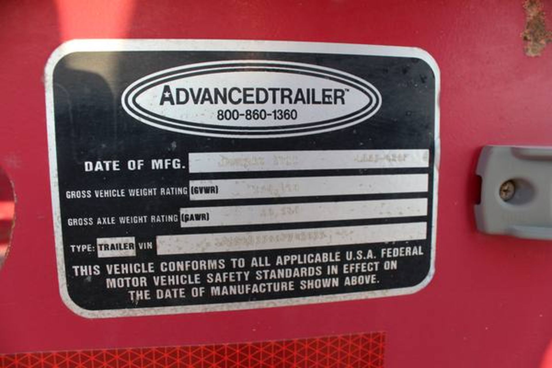 Advance Model LB65-420F  65 Ton 5-Axle Oilfield Lowboy Trailer ; VIN: 1A9SL6558BP745035  (2011); Air - Image 11 of 12
